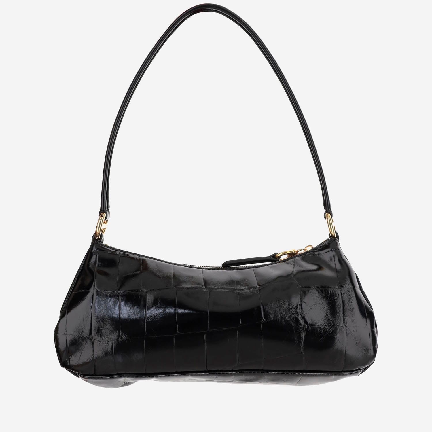 Shop Chloé The 99 Leather Shoulder Bag In Black