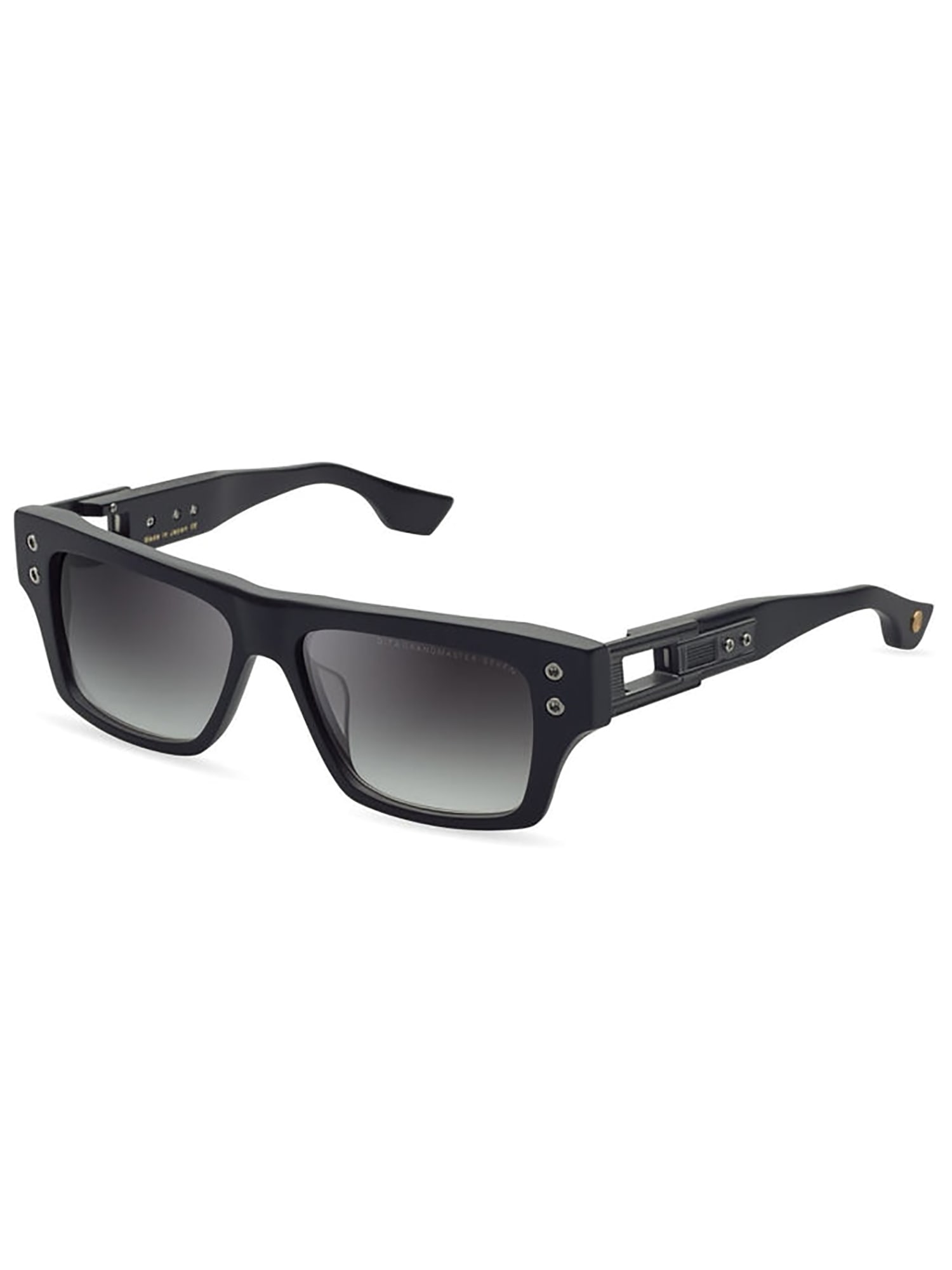 Shop Dita Dts407/a/03 Grandmaster/seven Sunglasses In Matte Black Iron