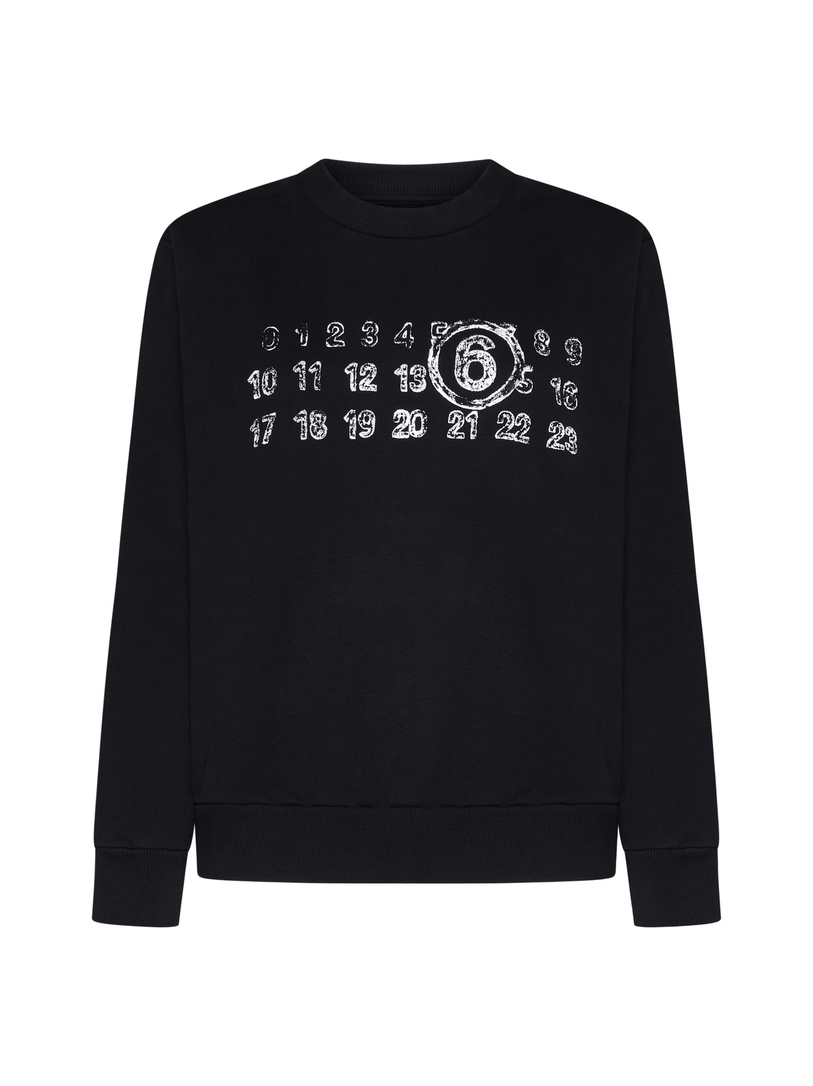 Mm6 Maison Margiela Fleece In Black