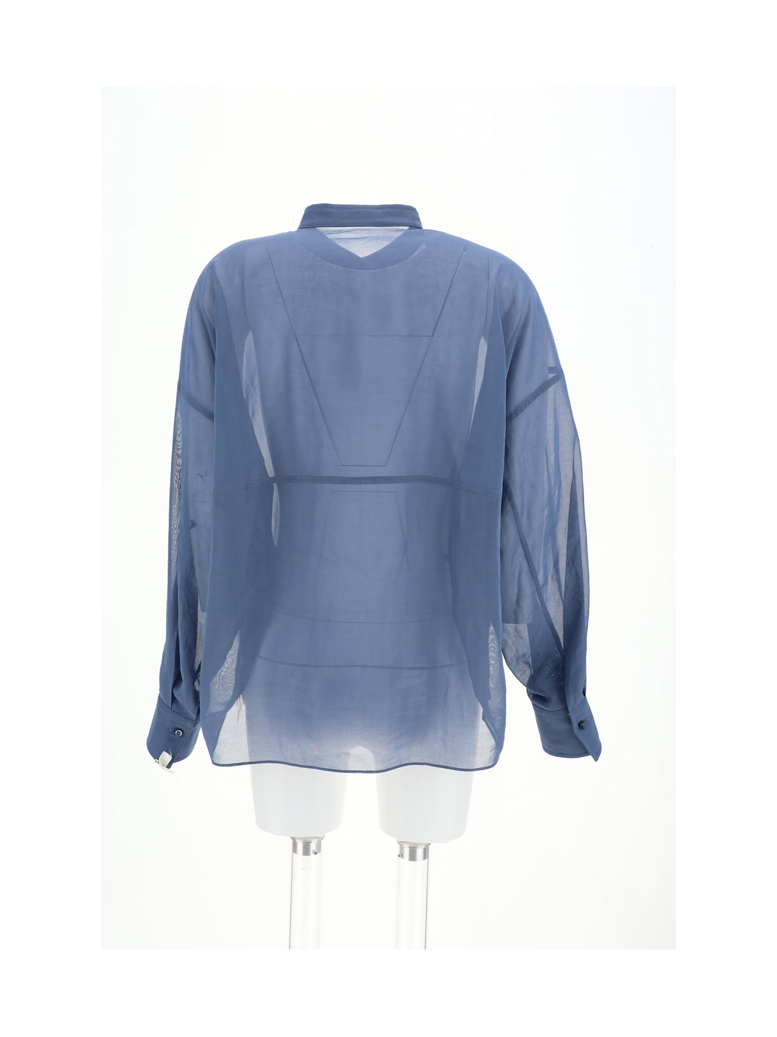 Brunello Cucinelli Blousa In Blue