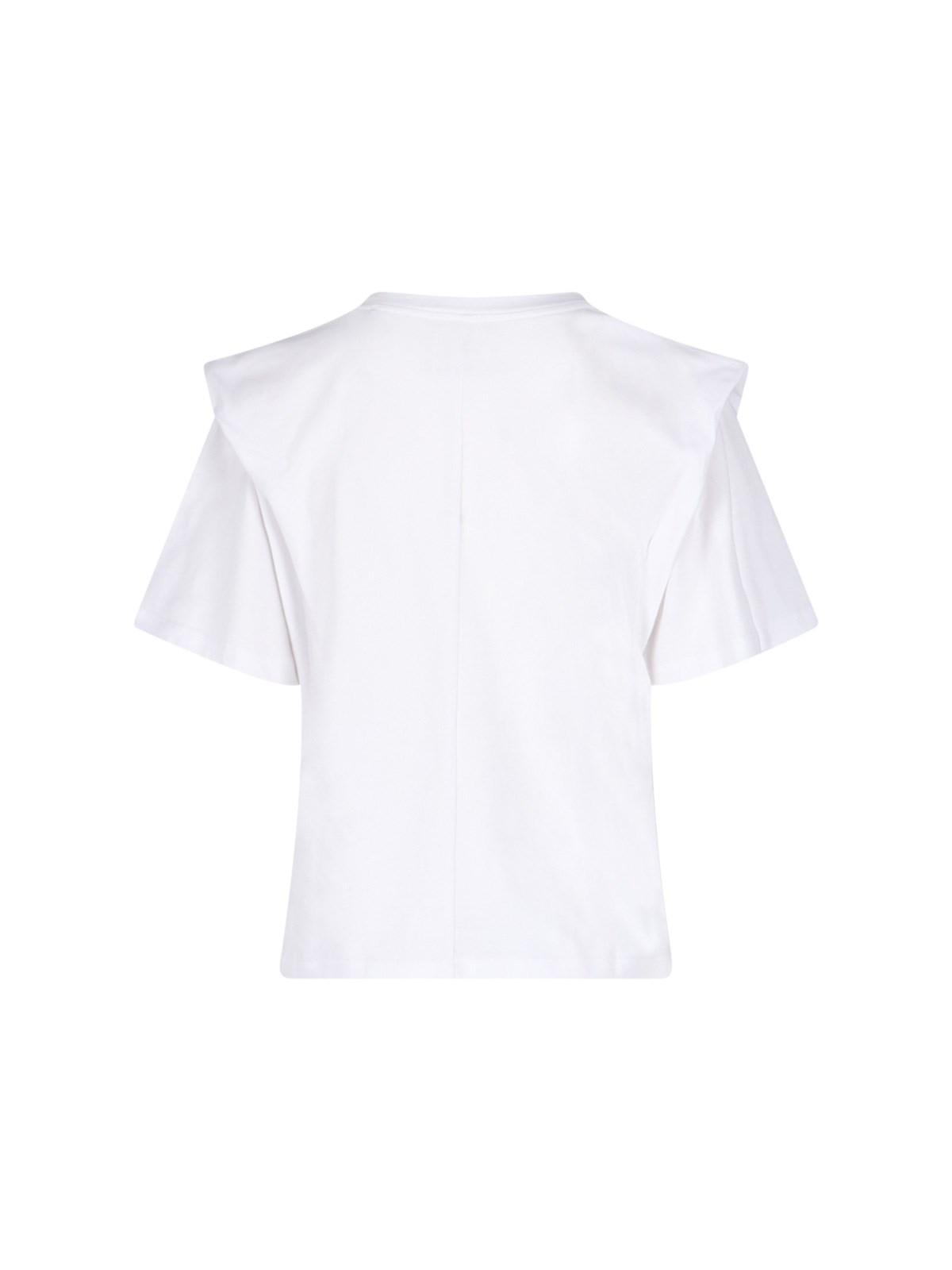 Shop Isabel Marant Zelitos T-shirt In White