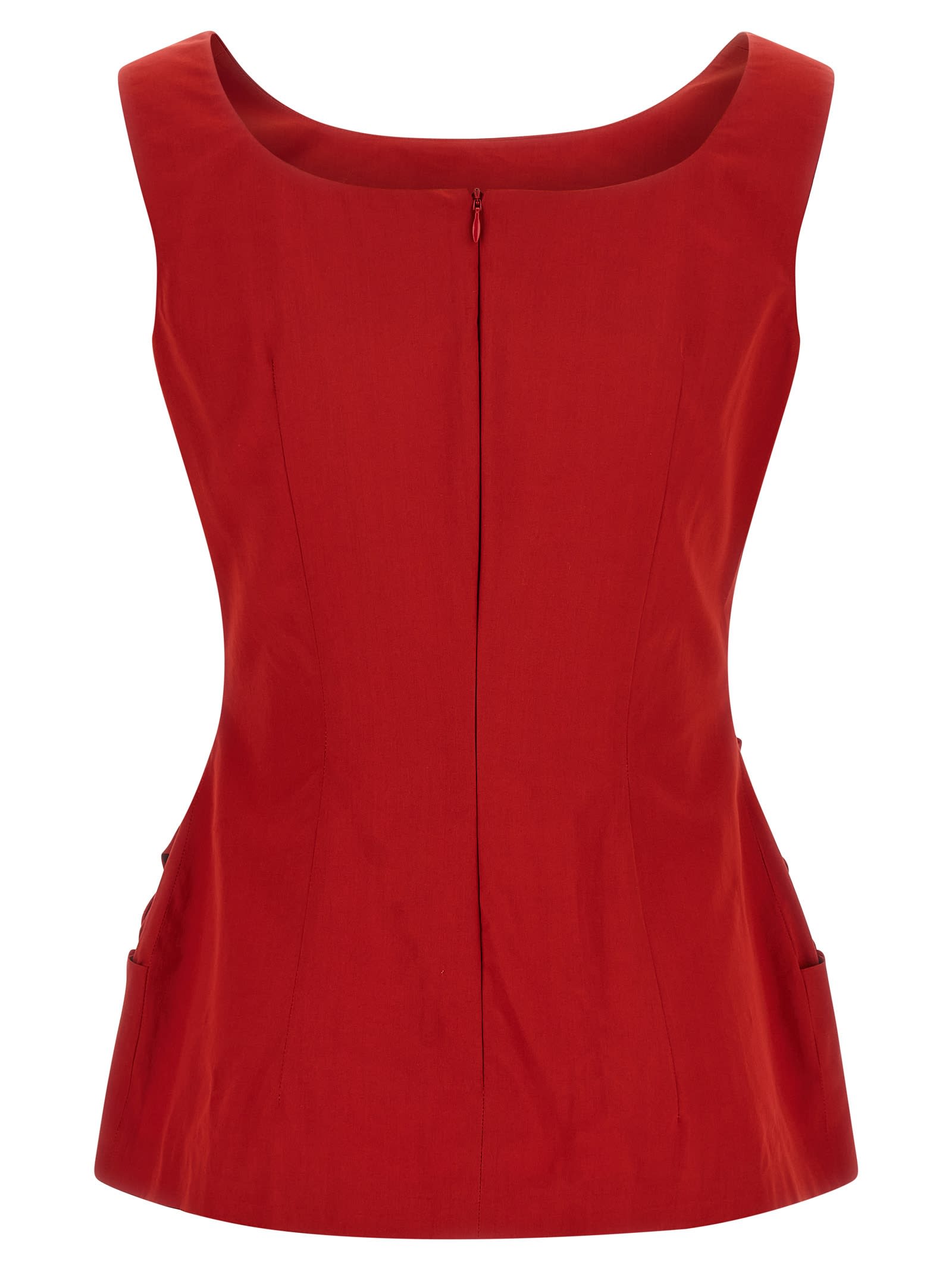 Magda Butrym 05 Top In Red
