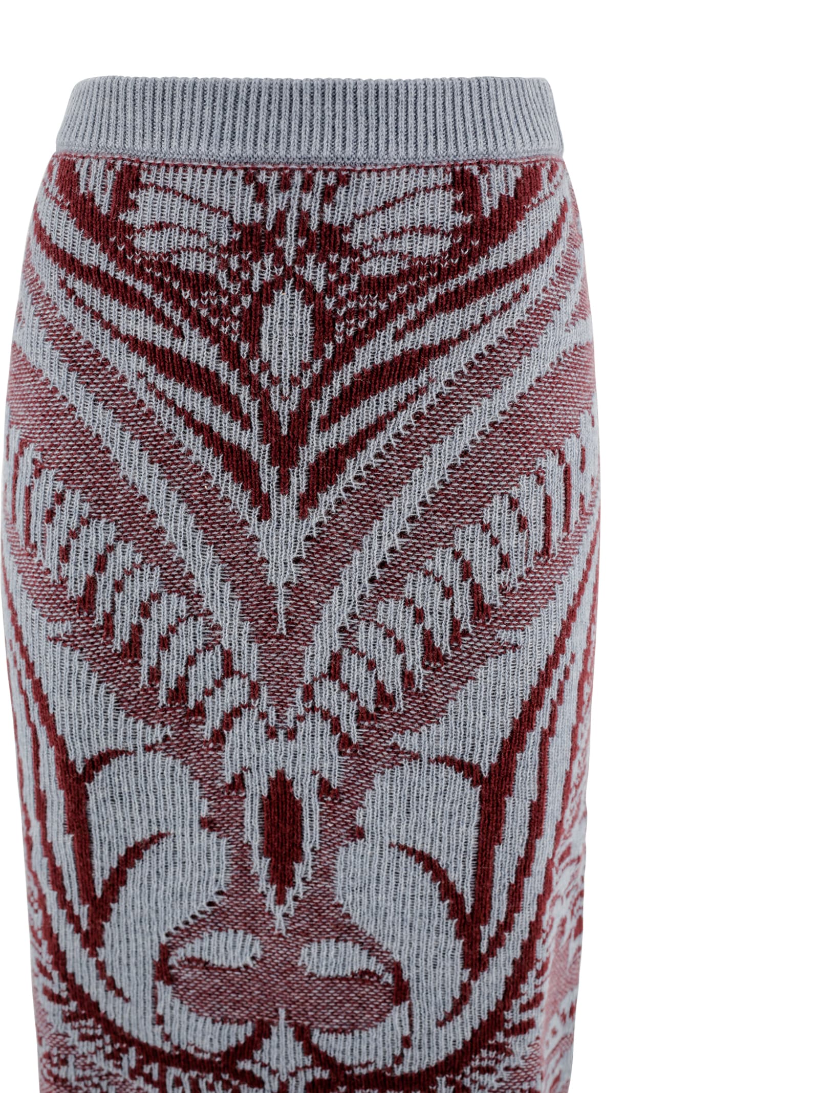 Shop Etro Patterned Pencil Skirt