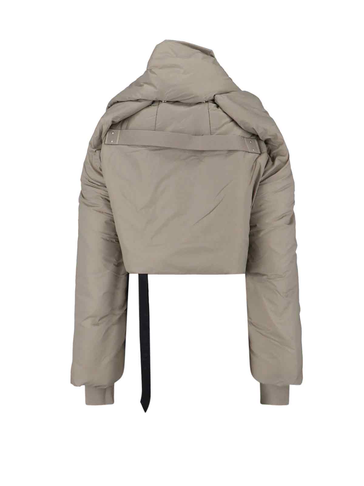 Drkshdw Padded Crop Down Jacket In Multi