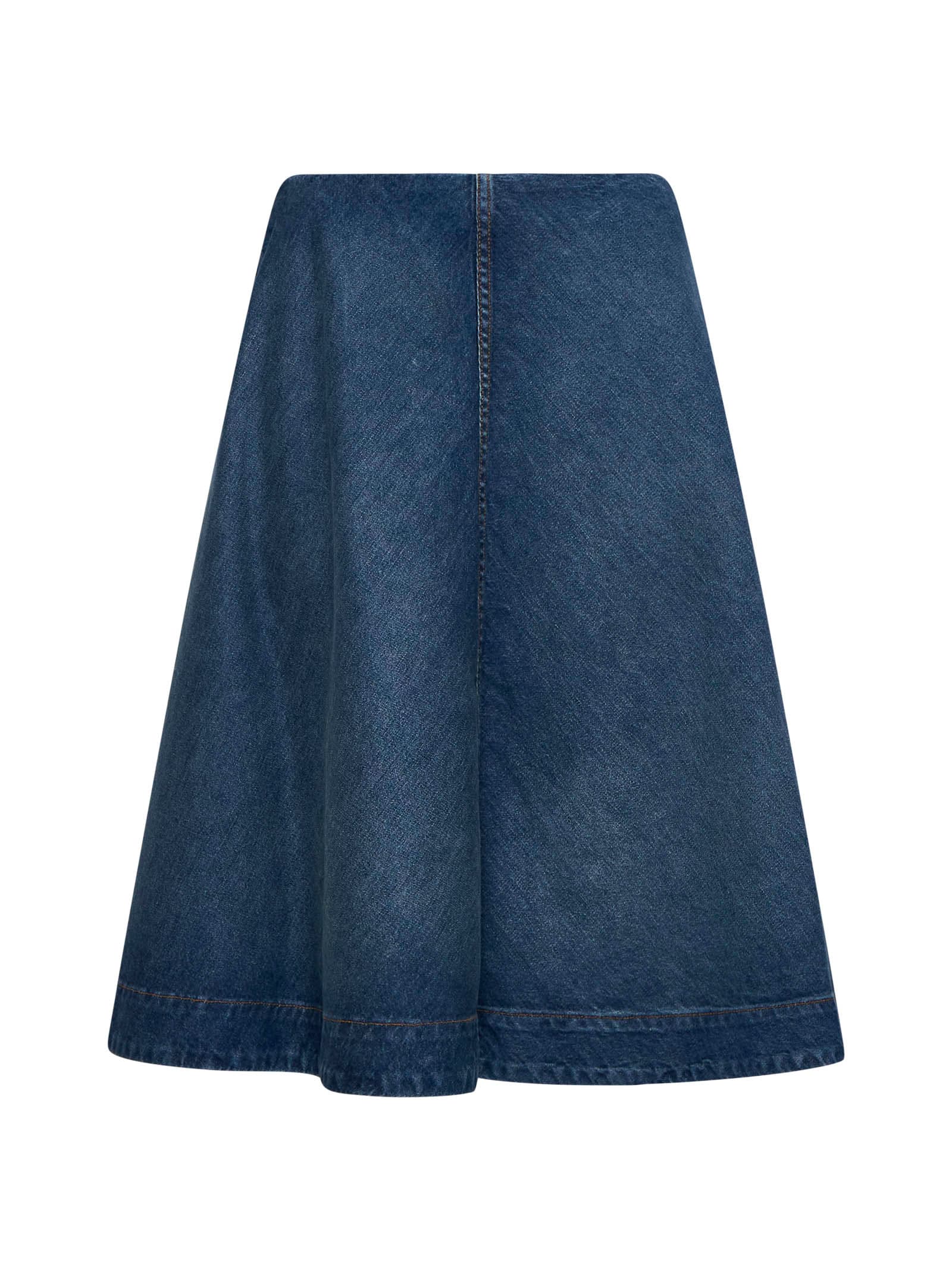 Shop Khaite Skirt In Stinson