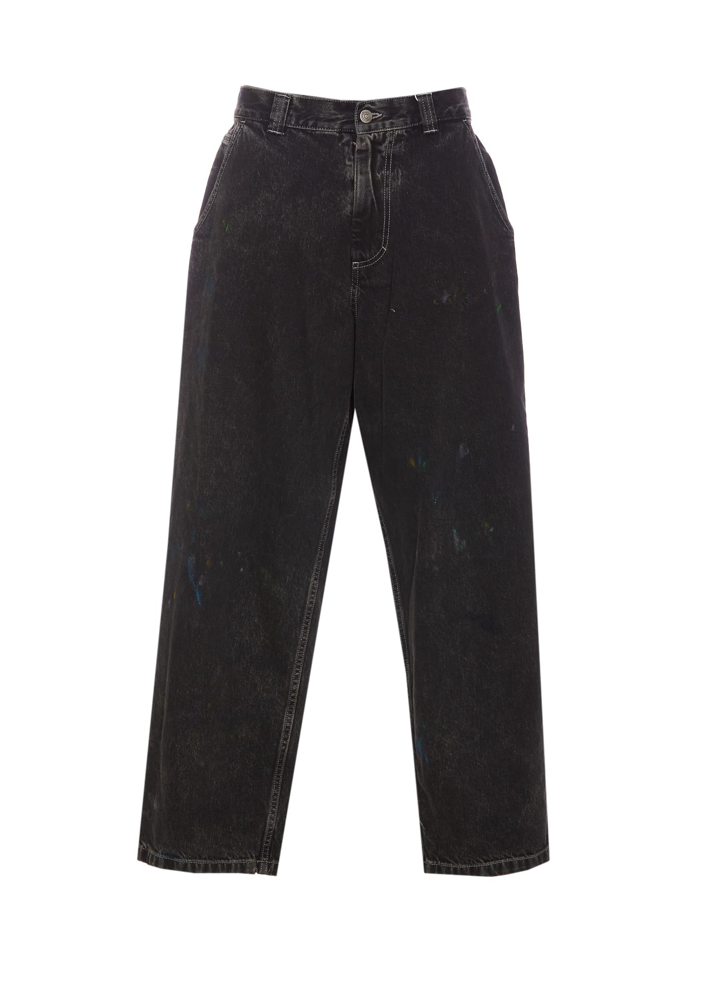 Shop Maison Margiela Jeans Pants In Black