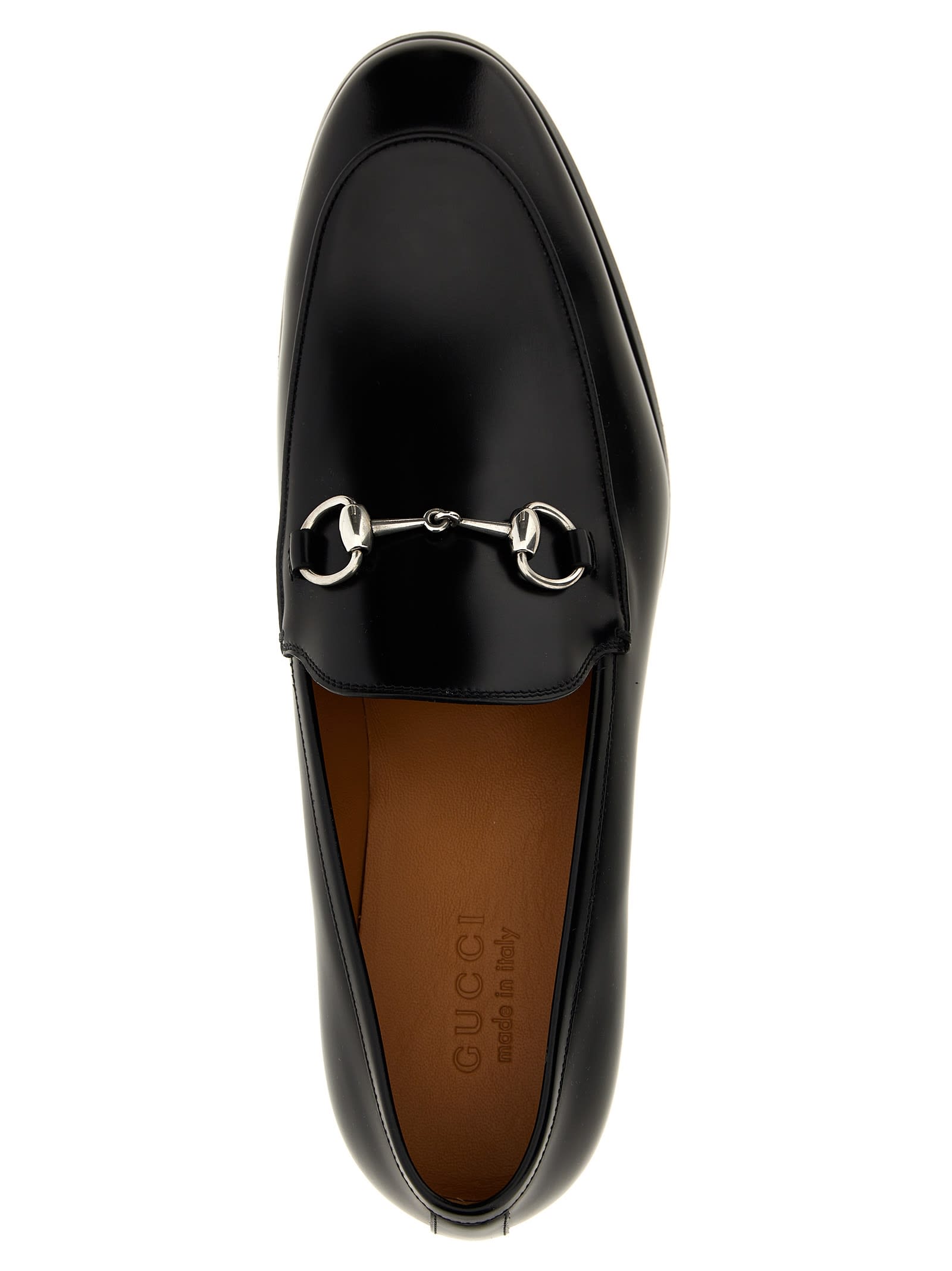 Shop Gucci Morsetto Loafers In Black