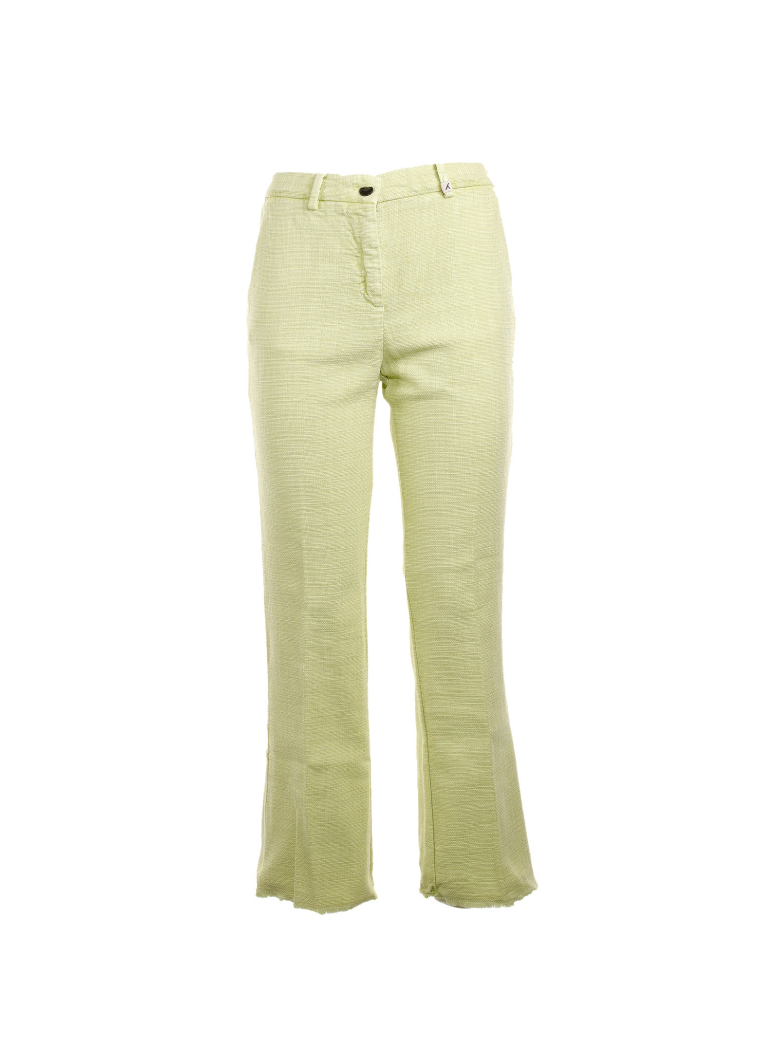 Myths Lime High-waisted Trousers