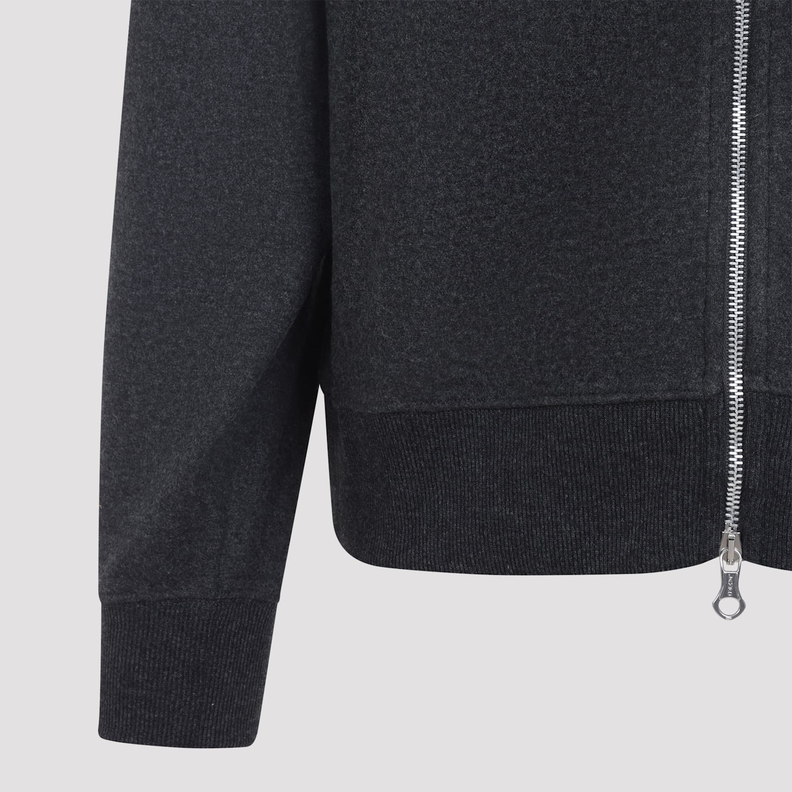 Our Legacy Hooded Knitwear With Drawstring And Ribbed Cuffs In Black