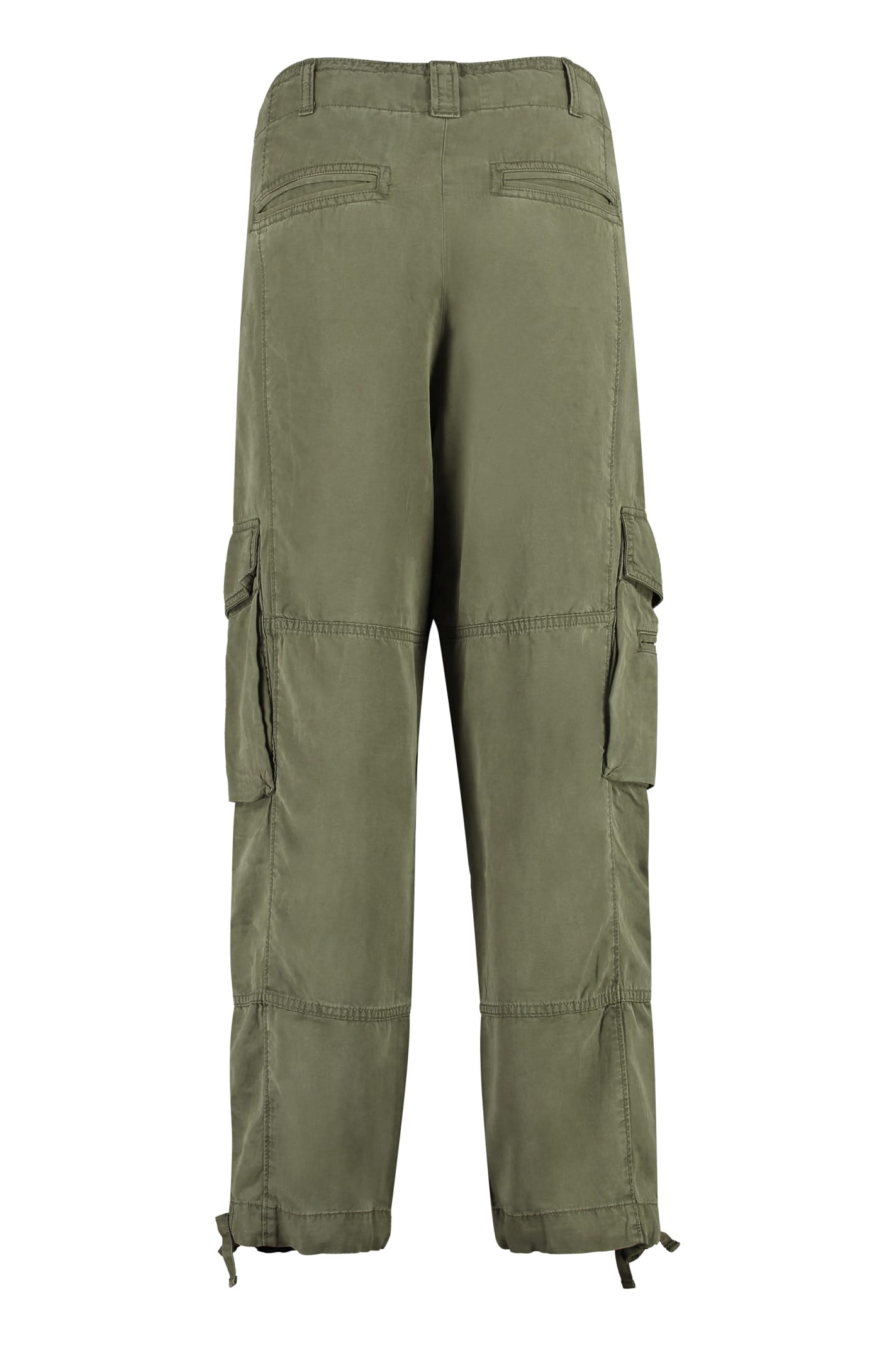 Shop Polo Ralph Lauren Cargo Trousers In Green