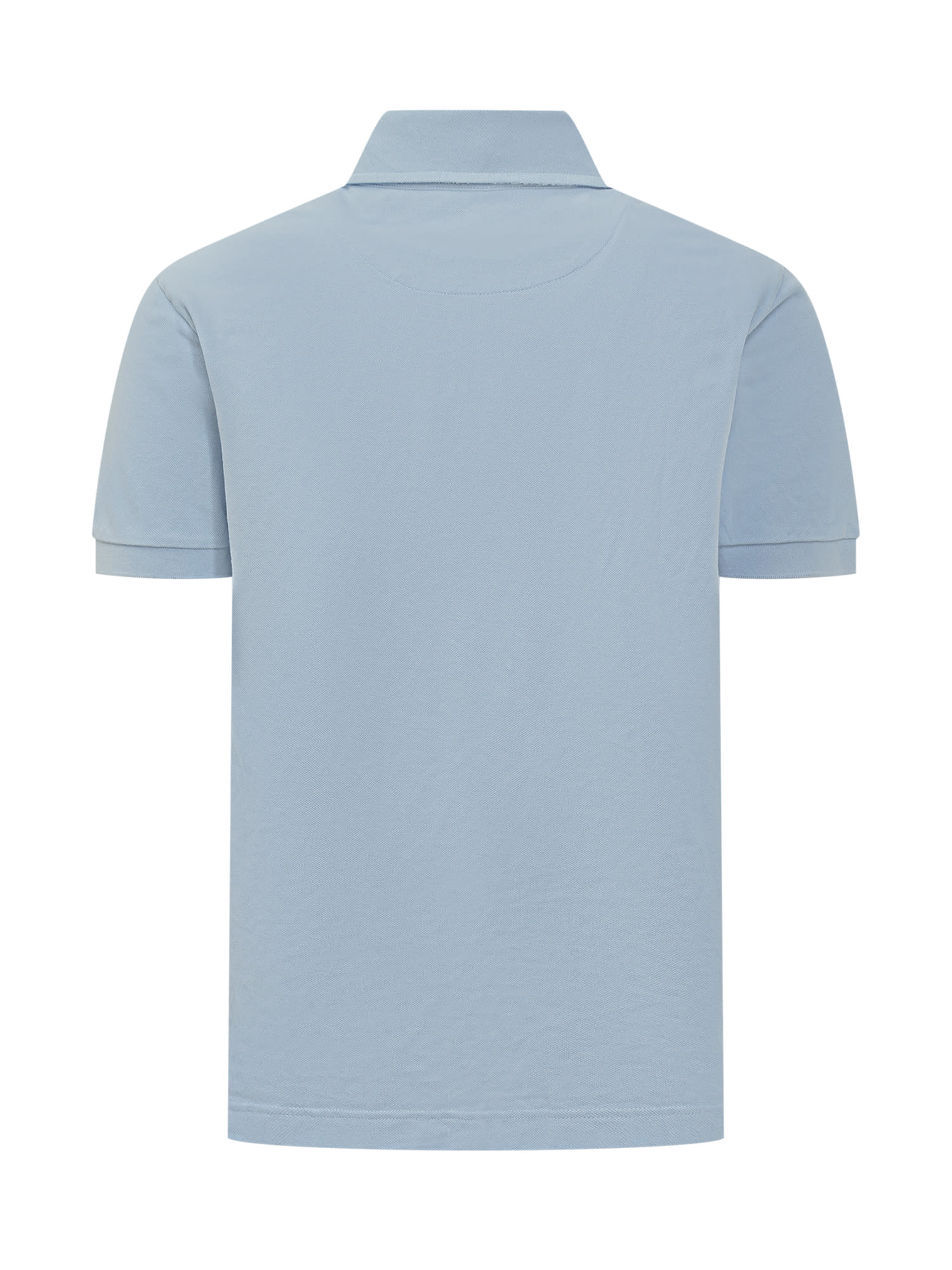 Etro Paisley Jacquard Polo Shirt In Blue