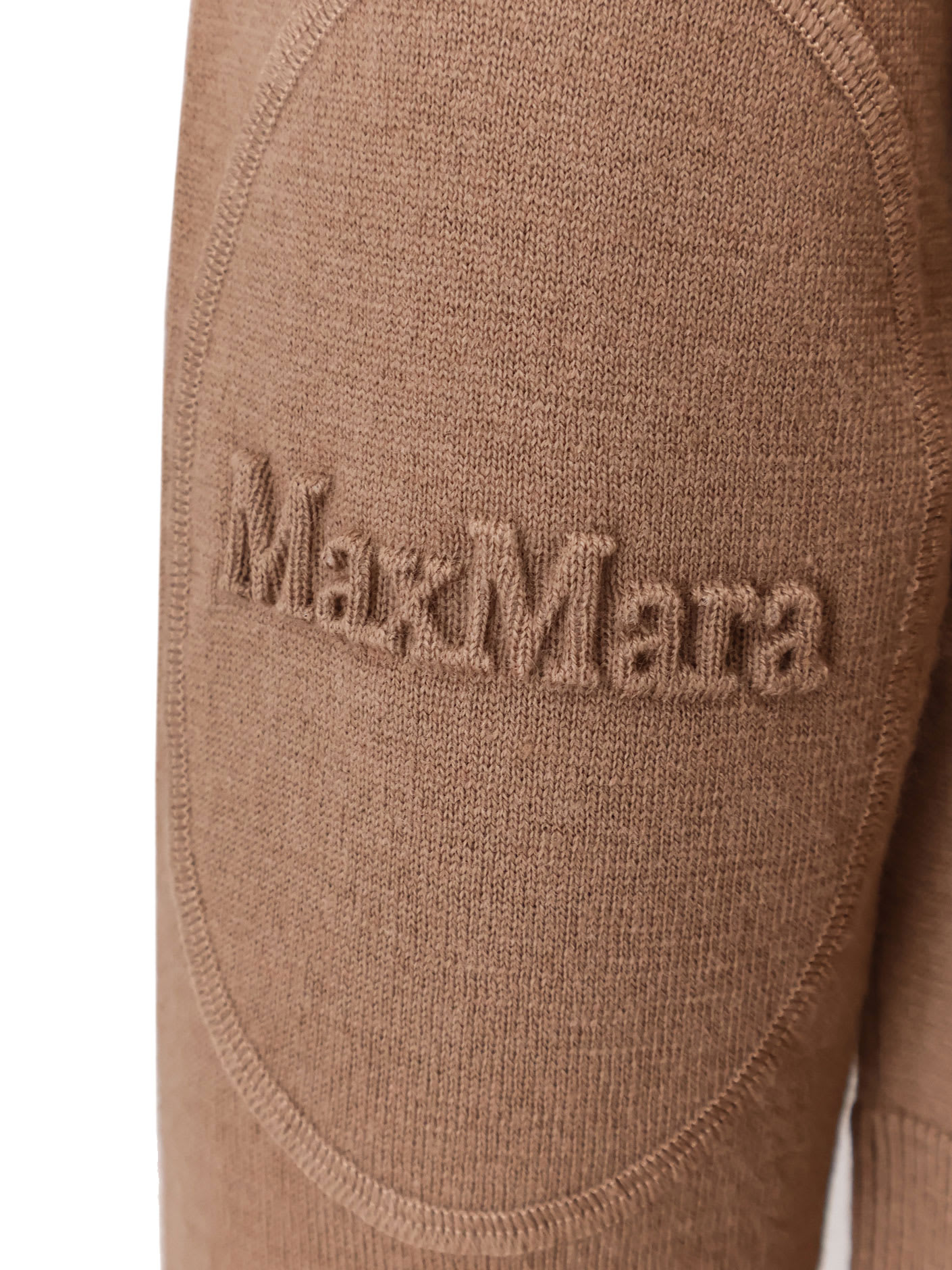 S Max Mara Wool Sweater Eco Biscuit In Brown