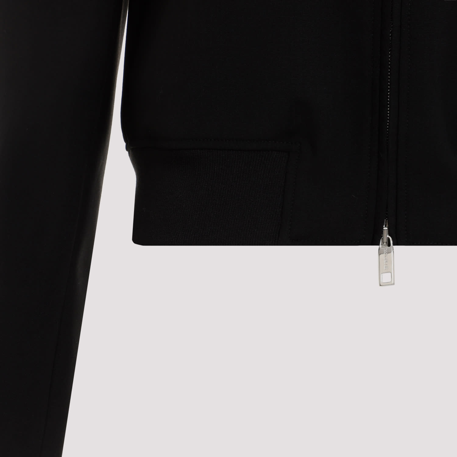 Shop Sportmax Plava Bomber Jacket In Nero