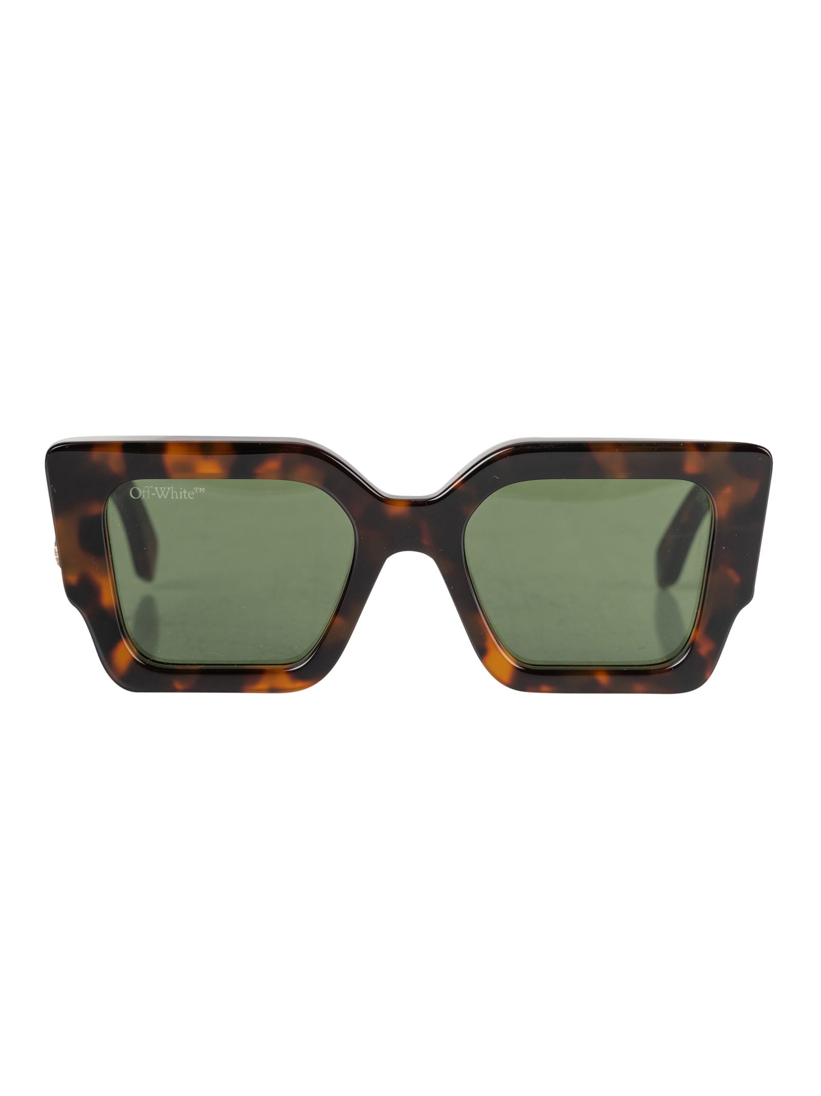Click to view more detailed imagery on our partner's website Off-white Catalina Sunglasses In Brown/green