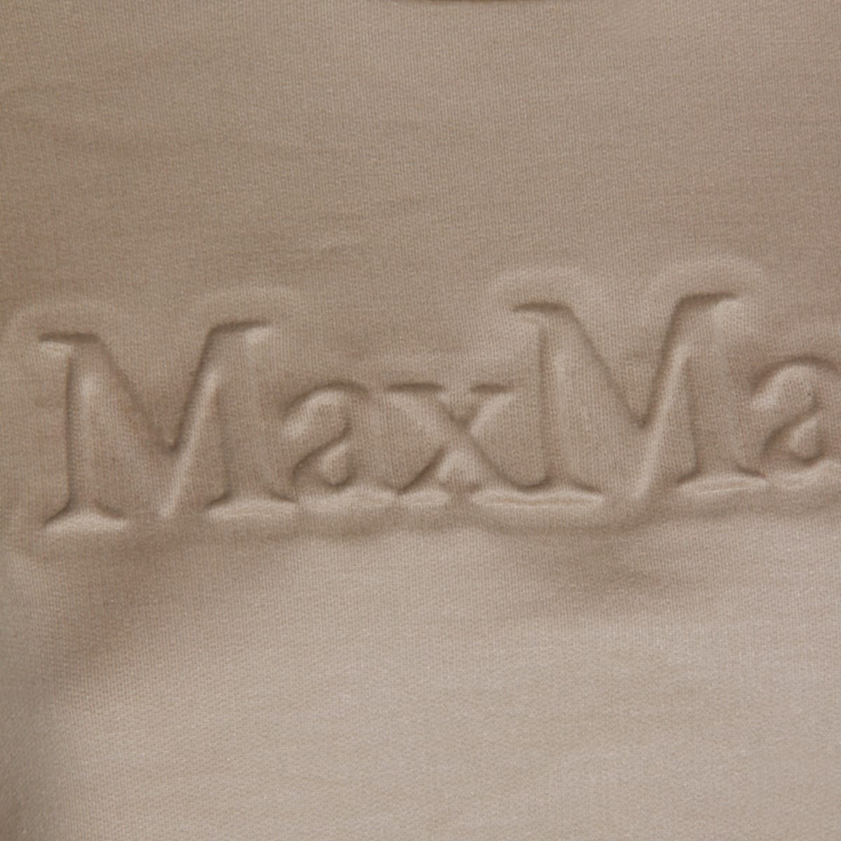 Max Mara Silk And Cotton Blend Berma Sweatshirt In Neutral