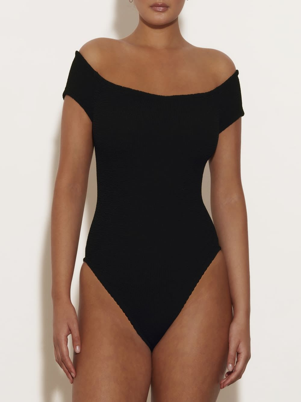 Shop Hunza G Grace One-piece Swimsuit In Black