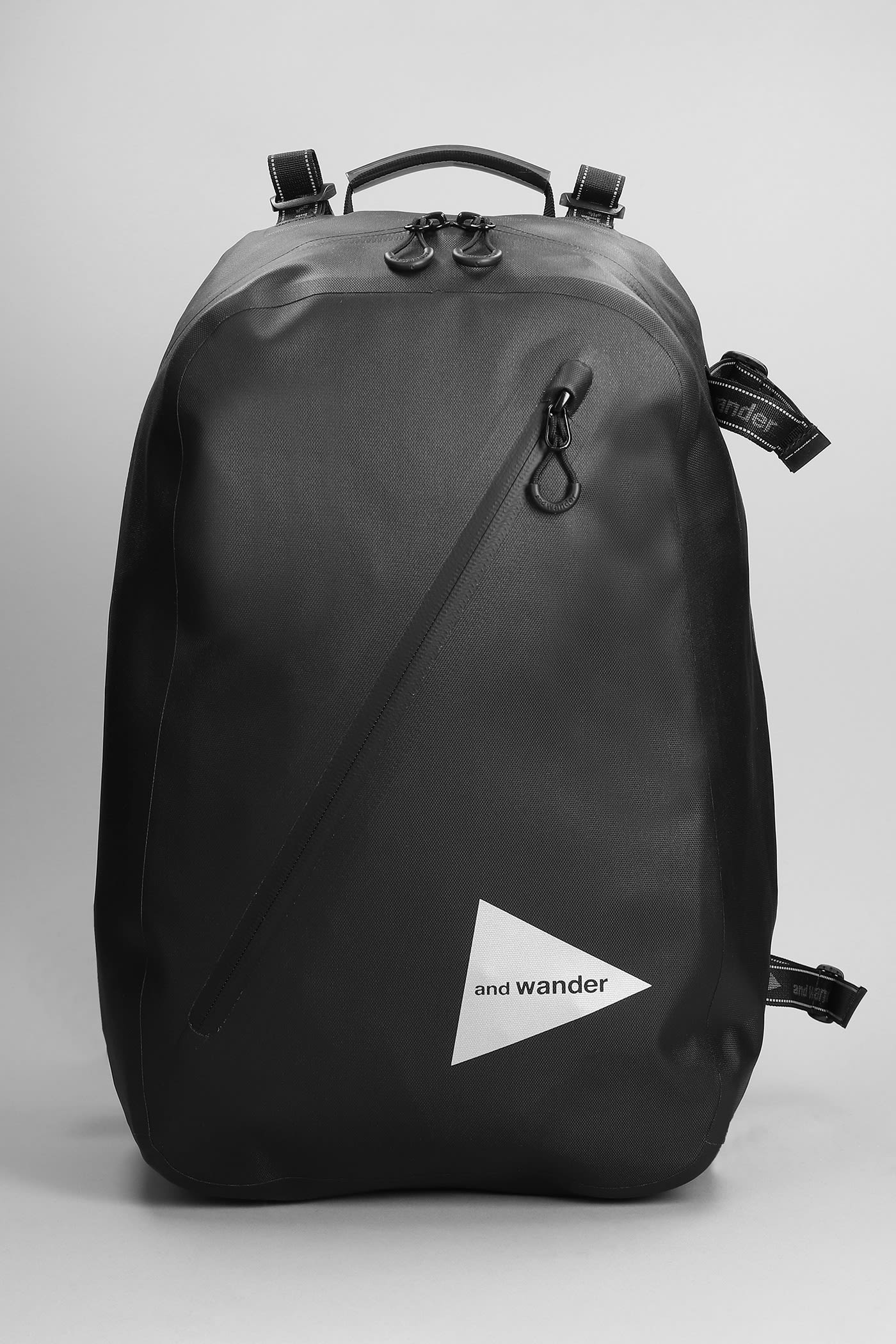 And Wander Backpack In Black Nylon