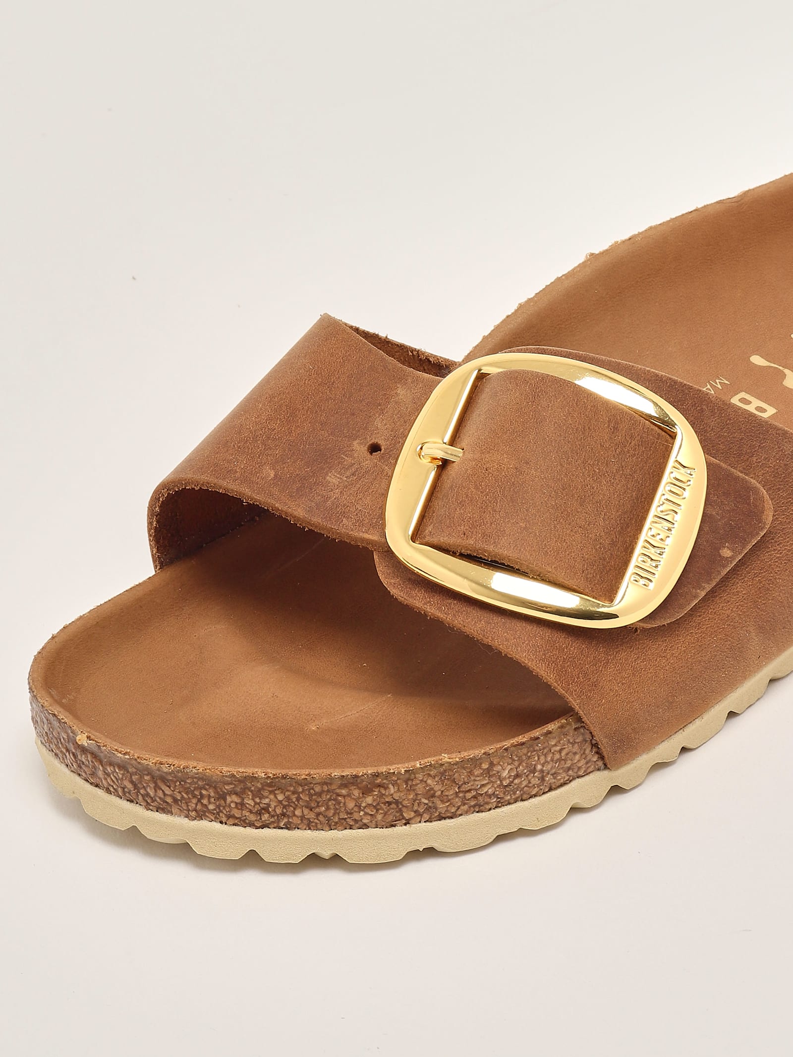 Birkenstock Madrid Big Buckle Sandal In Brown