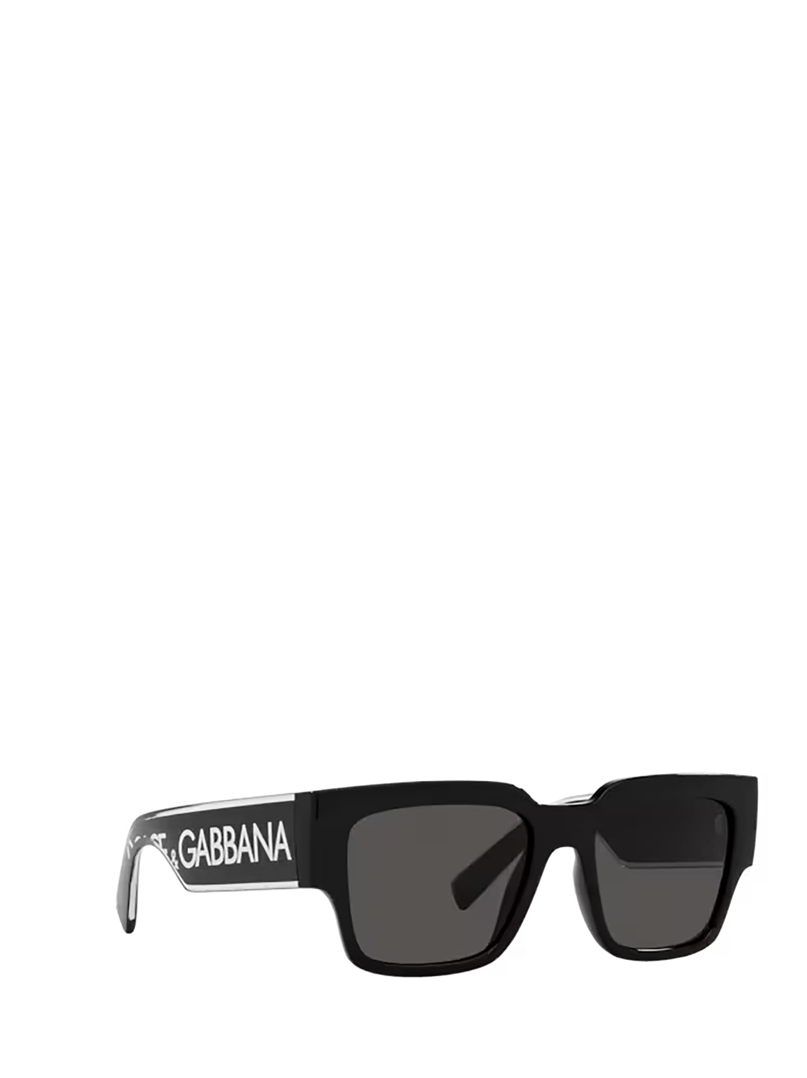 Shop Dolce &amp; Gabbana Eyewear Dg6184 Black Sunglasses