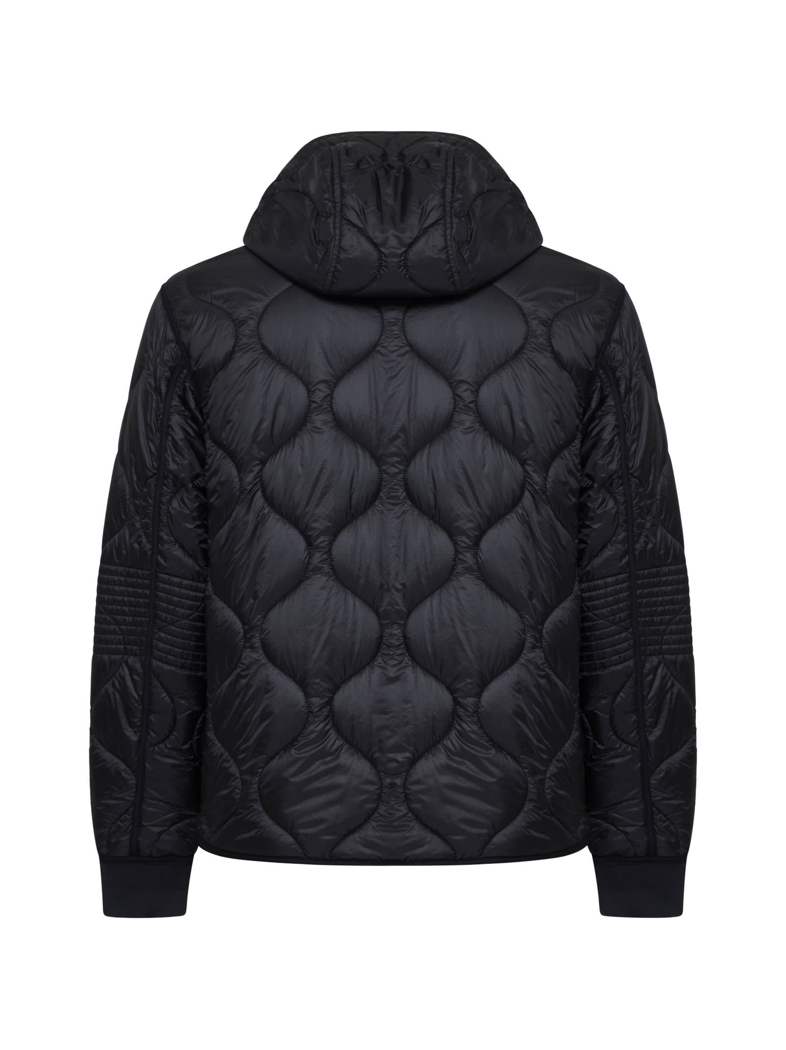 Shop C.p. Company Down Jacket In Black