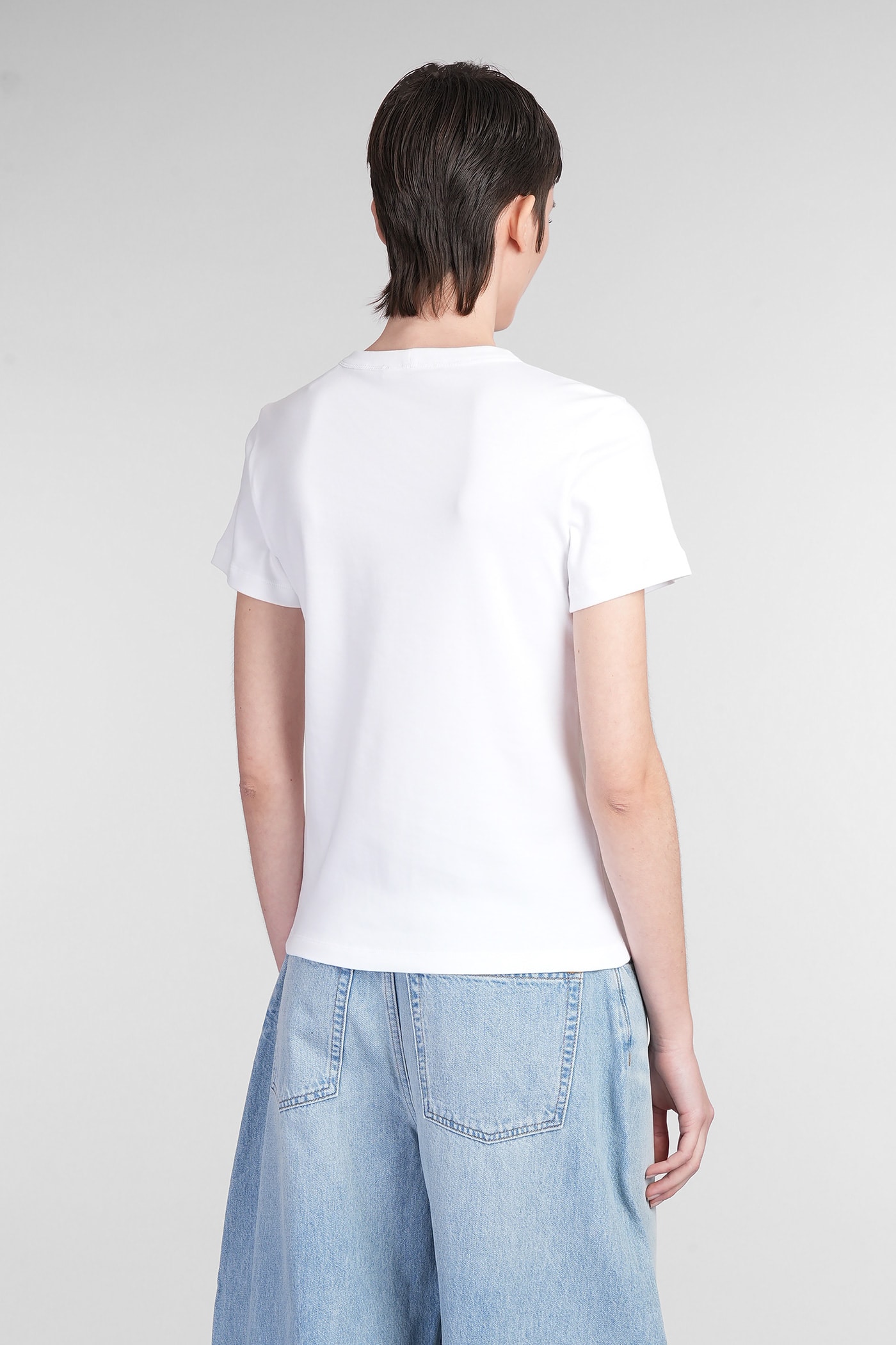 Helmut Lang T-shirt In White Cotton In White