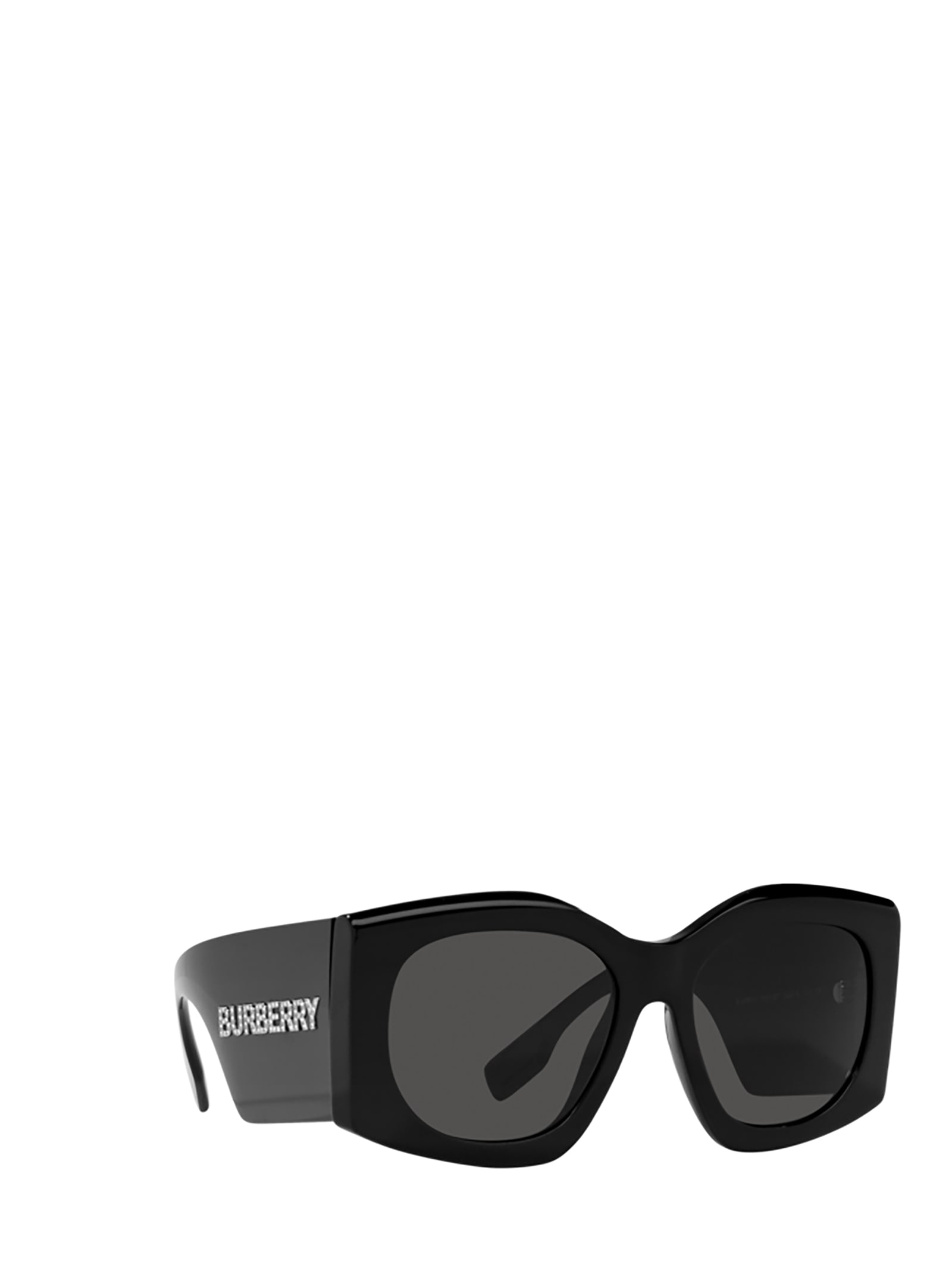 Shop Burberry Eyewear Be4388u Black Sunglasses