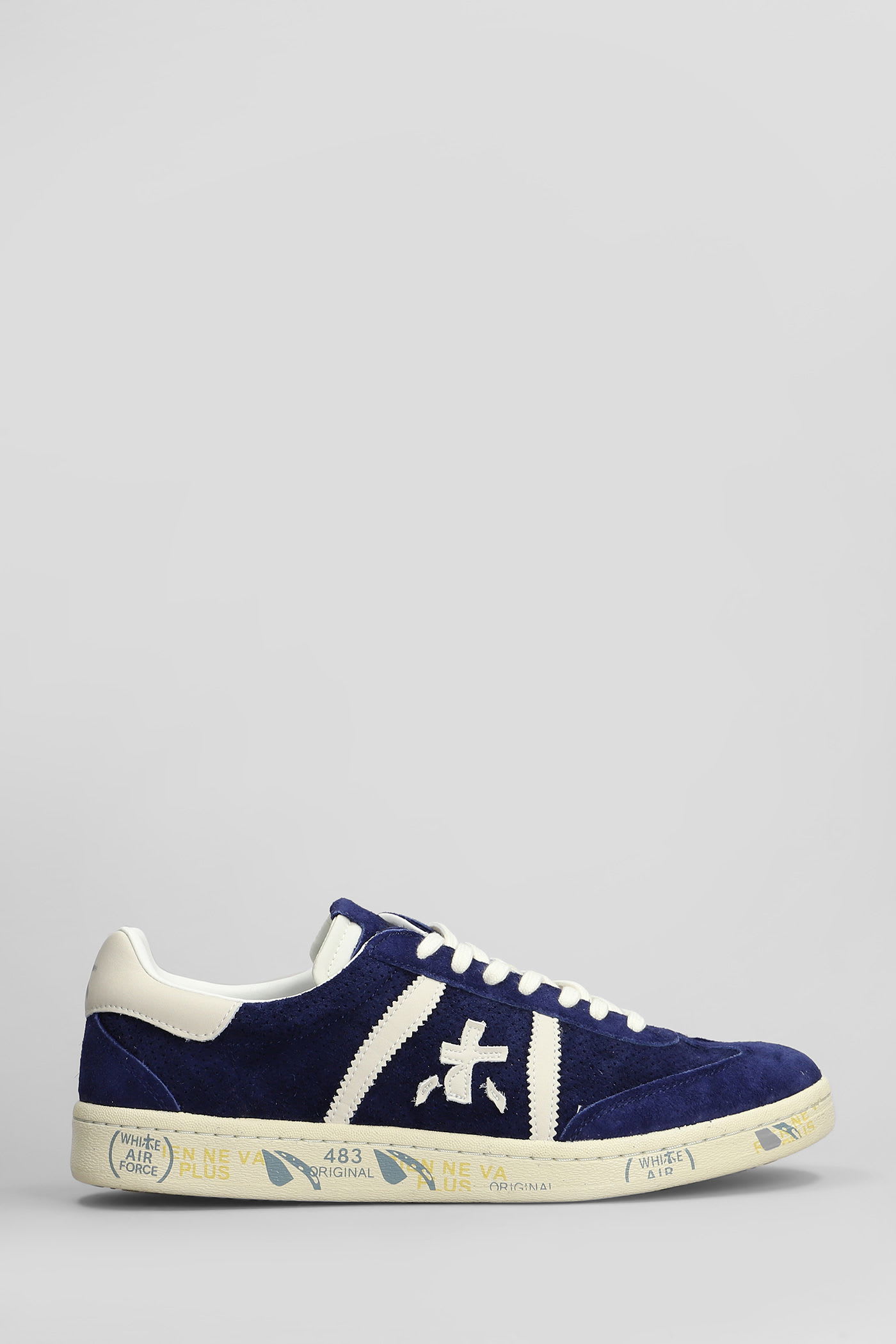 Bonnie Sneakers In Blue Suede