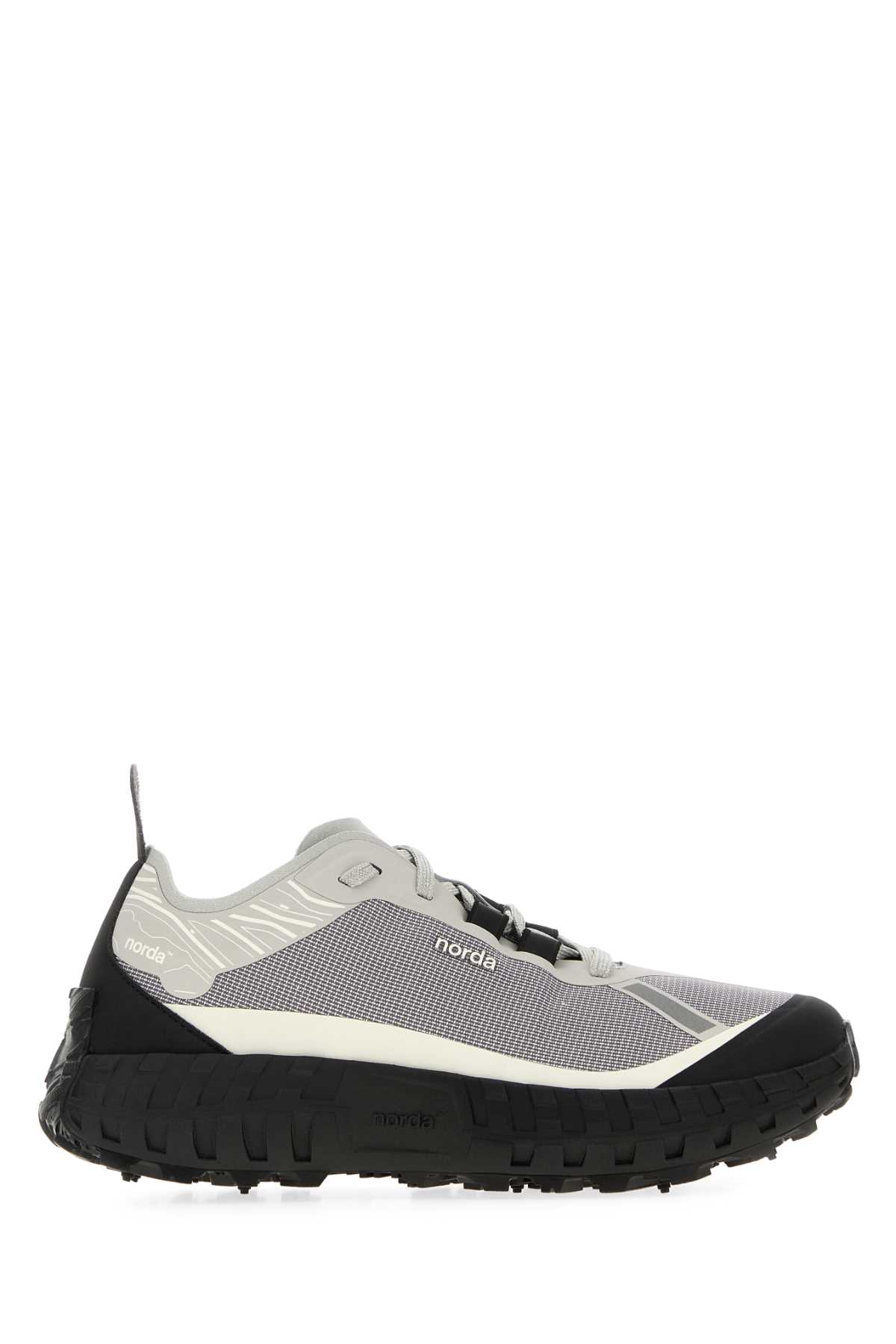 Norda Multicolor Canvas 001a Sneakers In Gray
