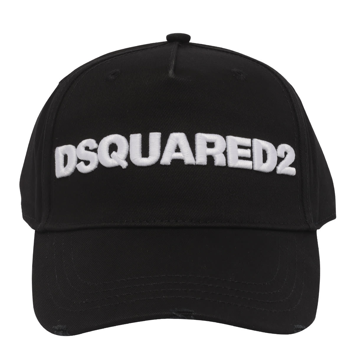Dsquared2 Logo Baseball Cap In Black/white