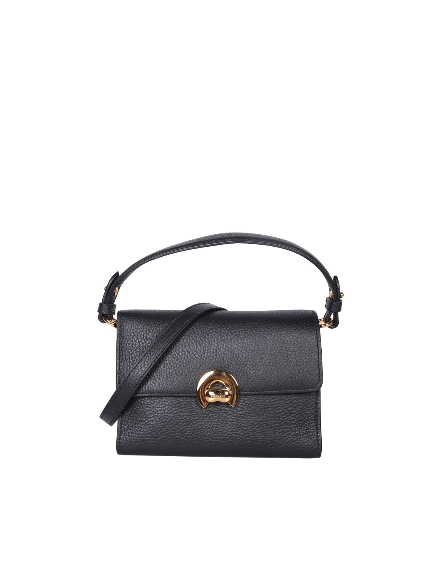 Shop Coccinelle Binxie Mini Top Handle Black Bag