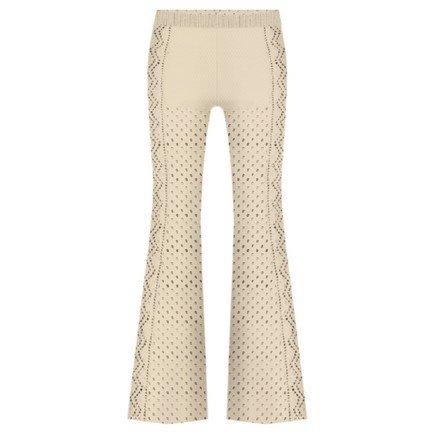 Mc2 Saint Barth Alva Crochet Flared Pants