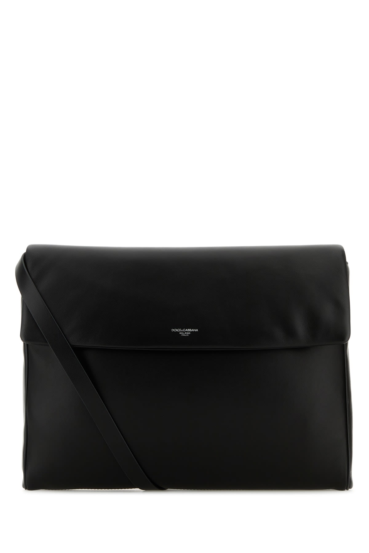 Shop Dolce & Gabbana Pouch Morbida Tracolla In Nero