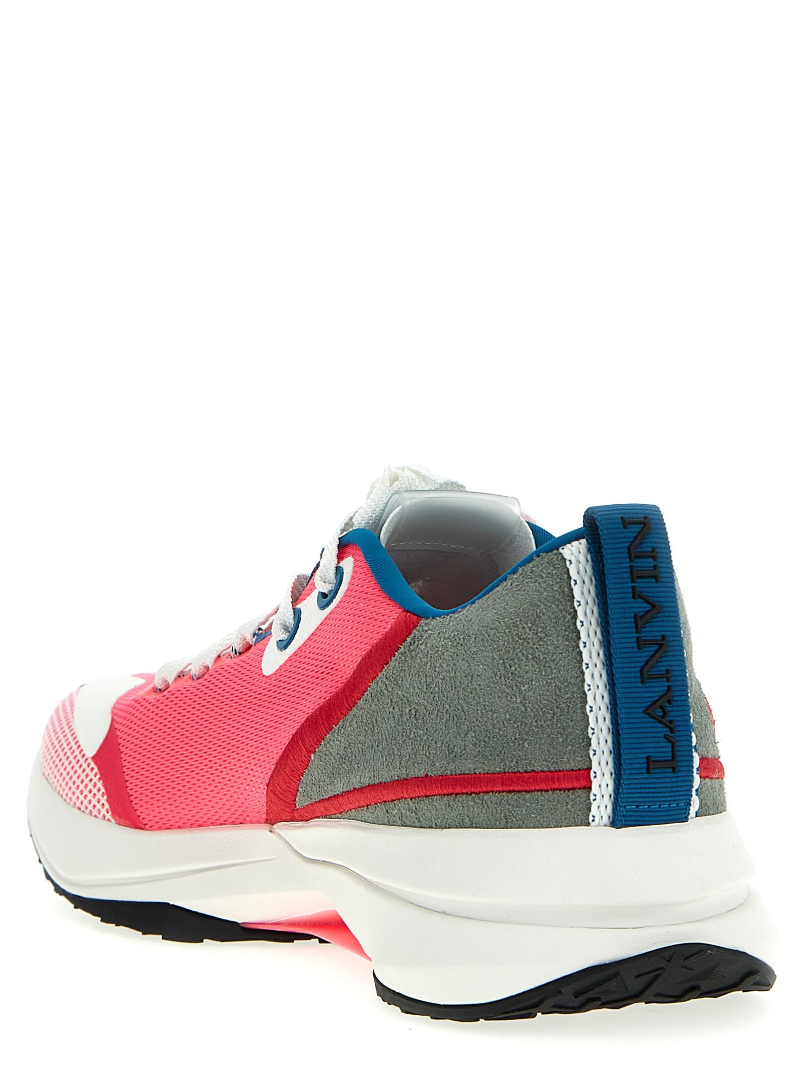 Shop Lanvin Runner Sneakers In Fuchsia