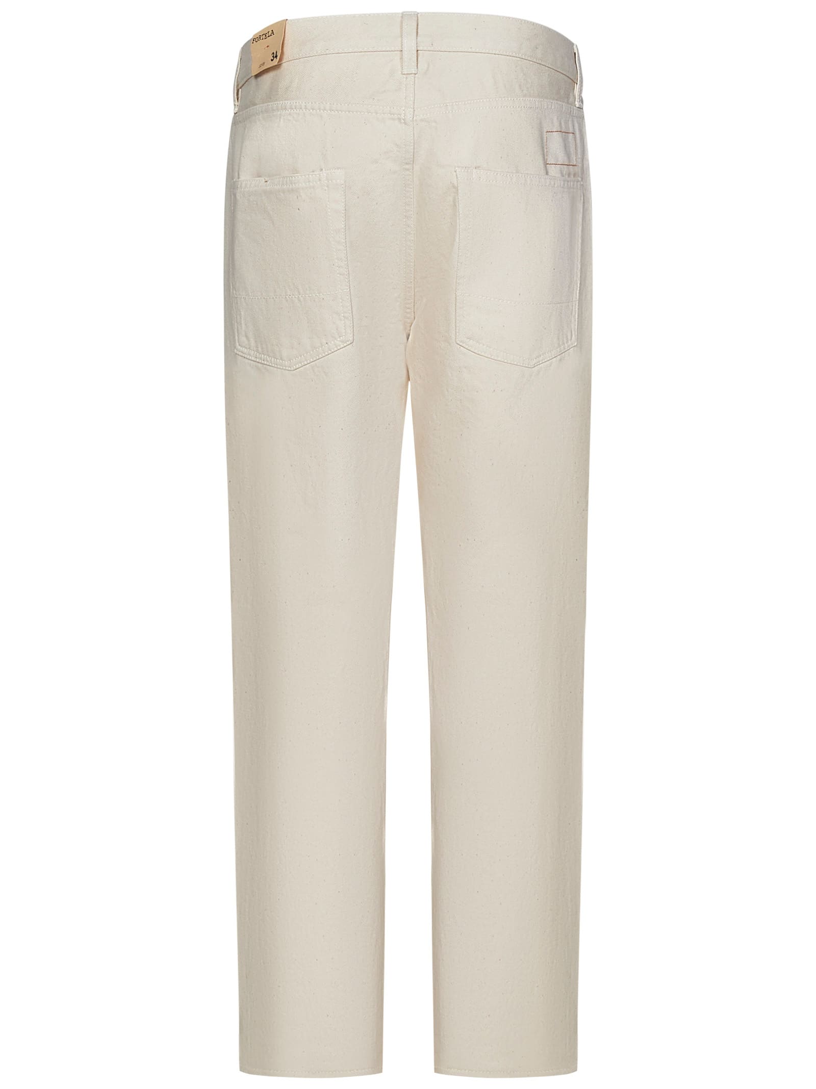 Shop Fortela 965john33 Jeans In White