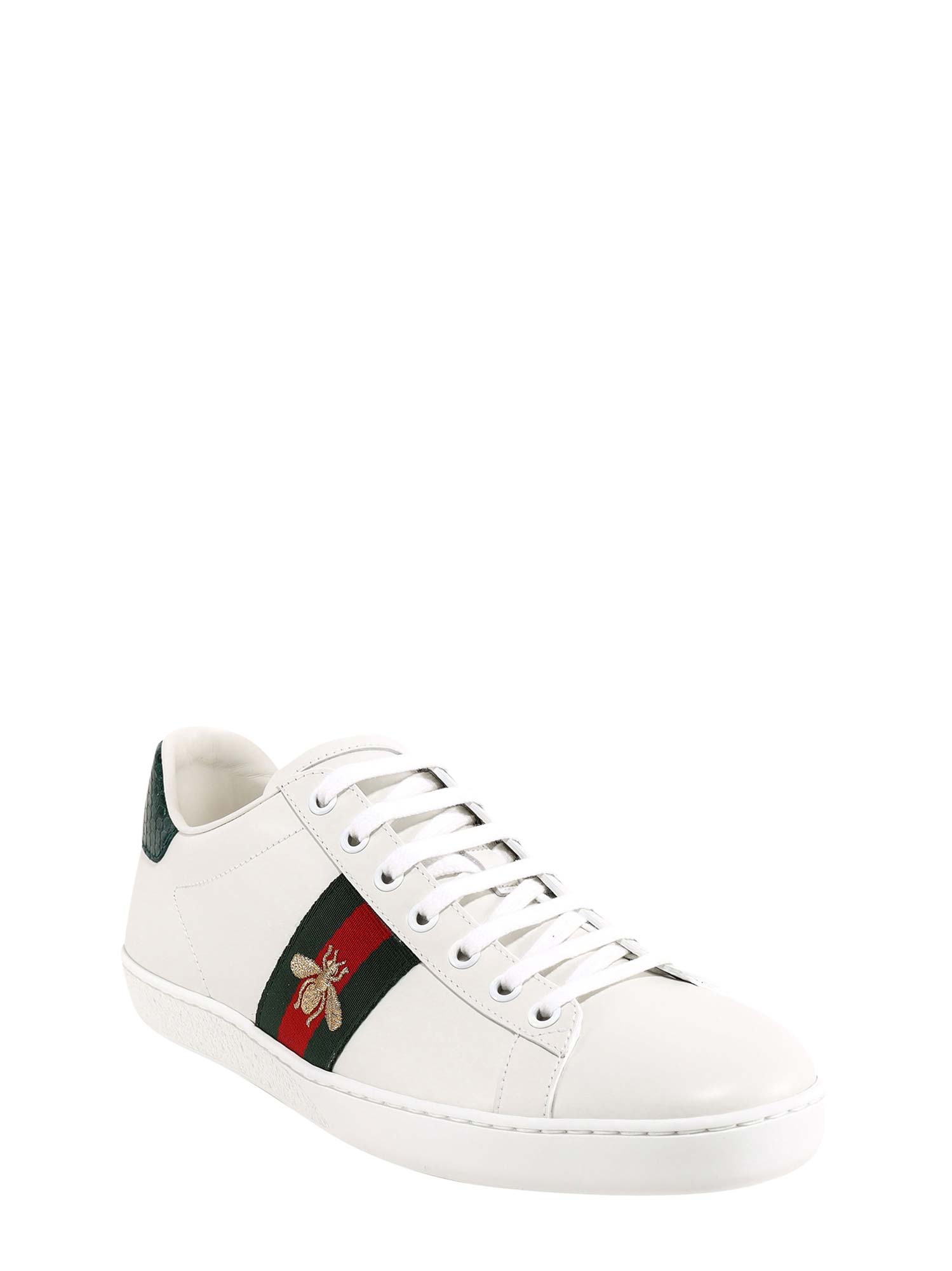 Shop Gucci Ace Sneakers In White