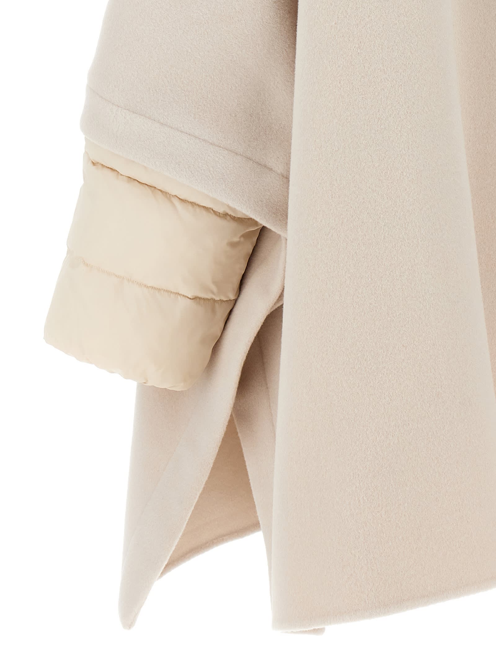 Shop Pinko Medaglia Cape In Beige