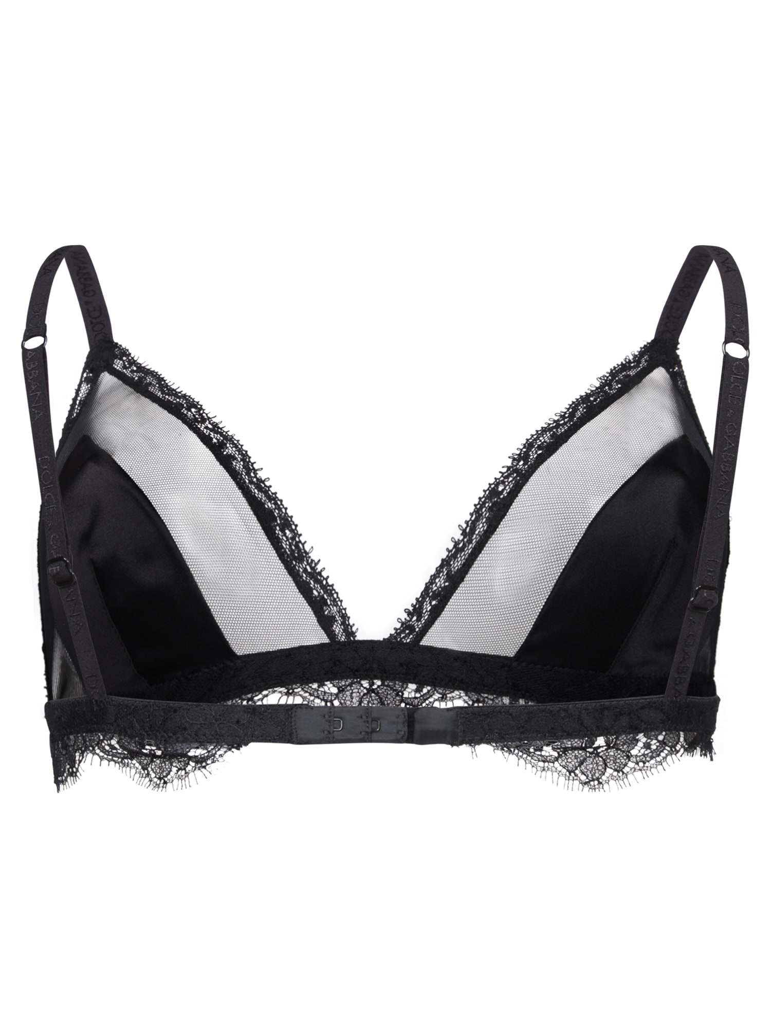 Shop Dolce & Gabbana Soft Cup Black Bra