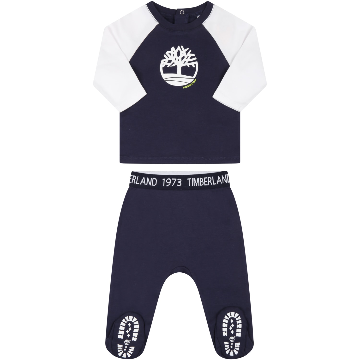Timberland Blue Set For Baby Boy