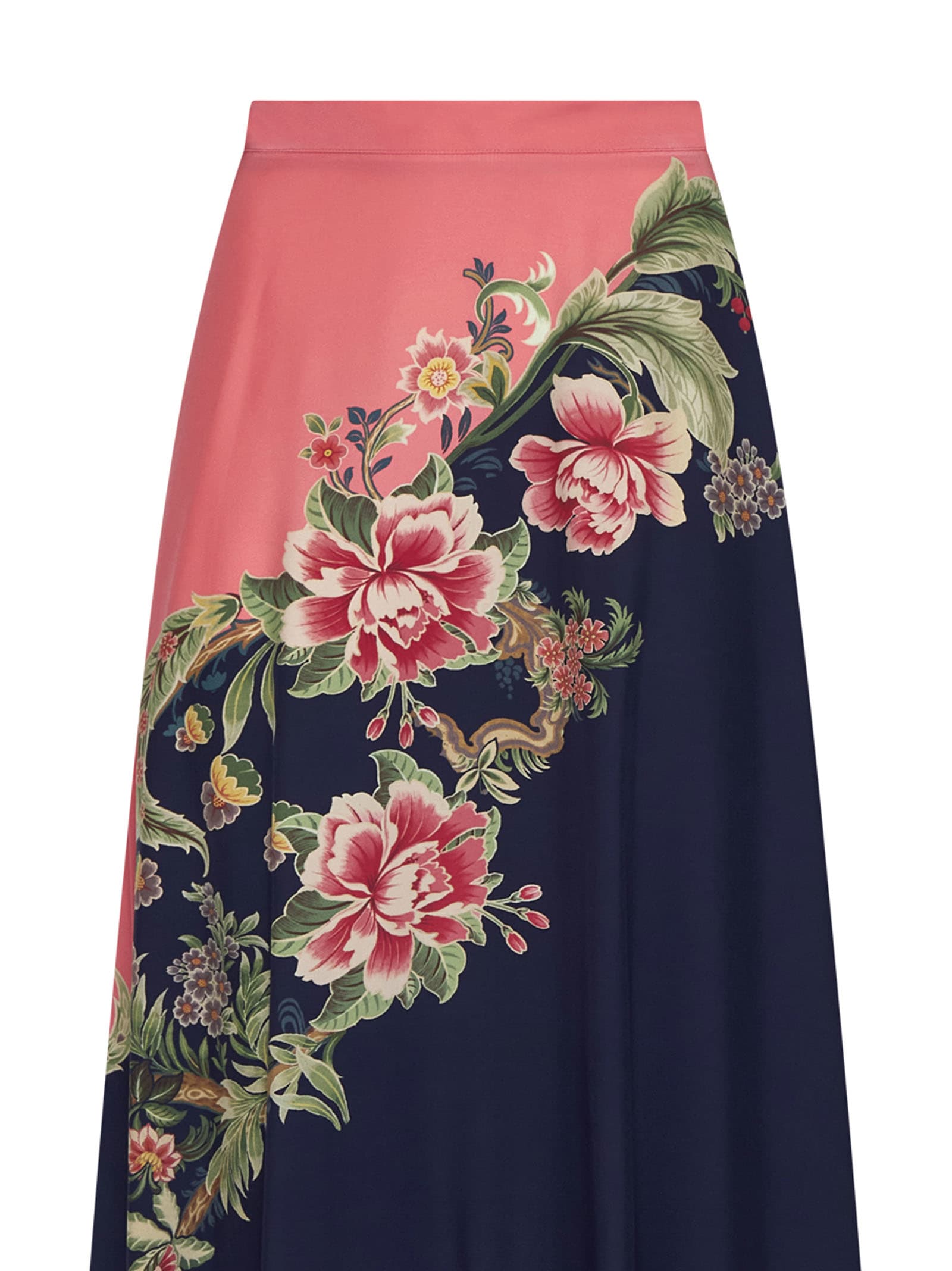 Shop Etro Skirt In Stampa F.do Blu