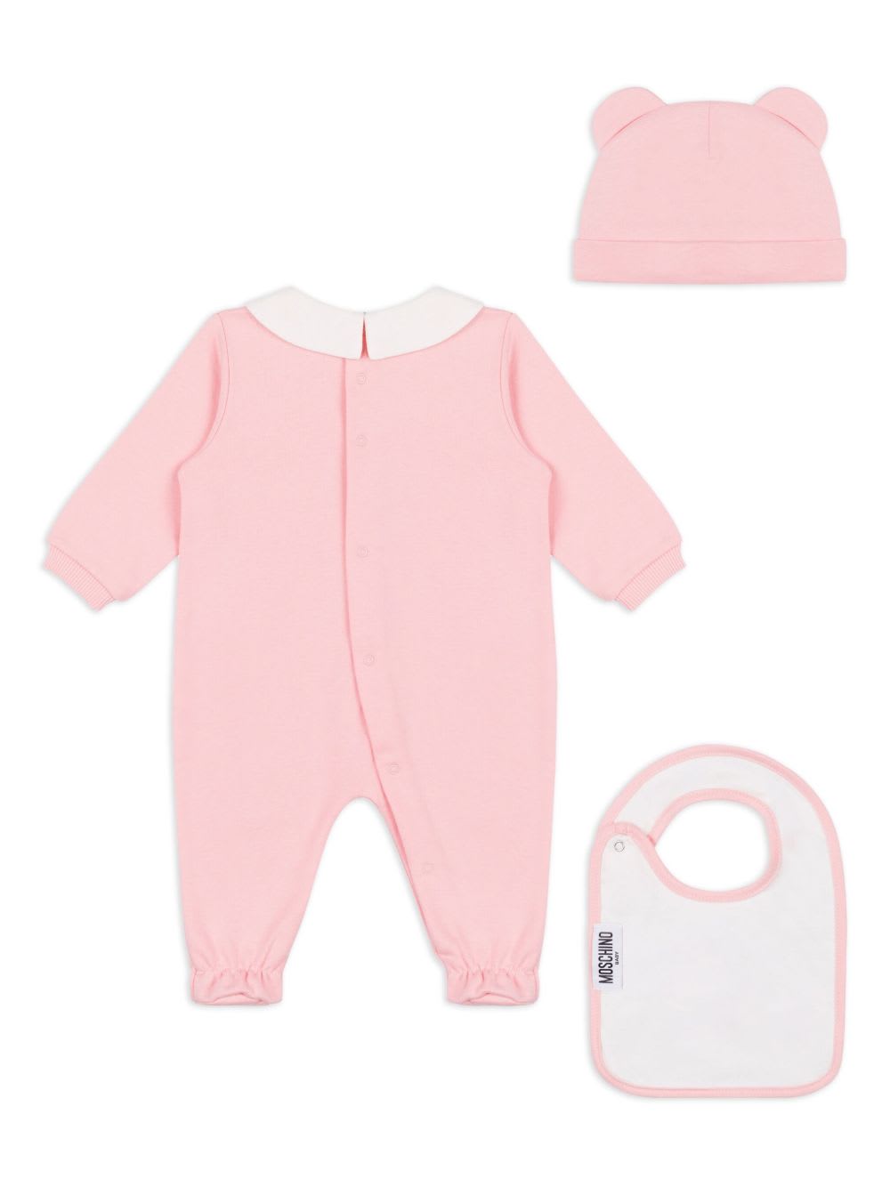 Moschino Kids Baby Bear Set In Pink