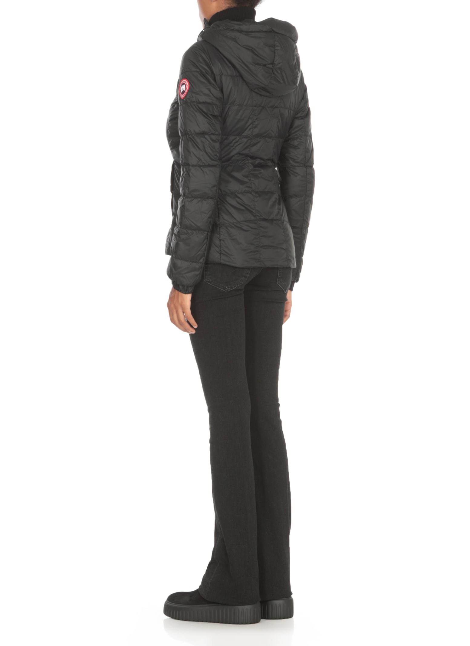 Shop Canada Goose Abbott Down Jacket In Black