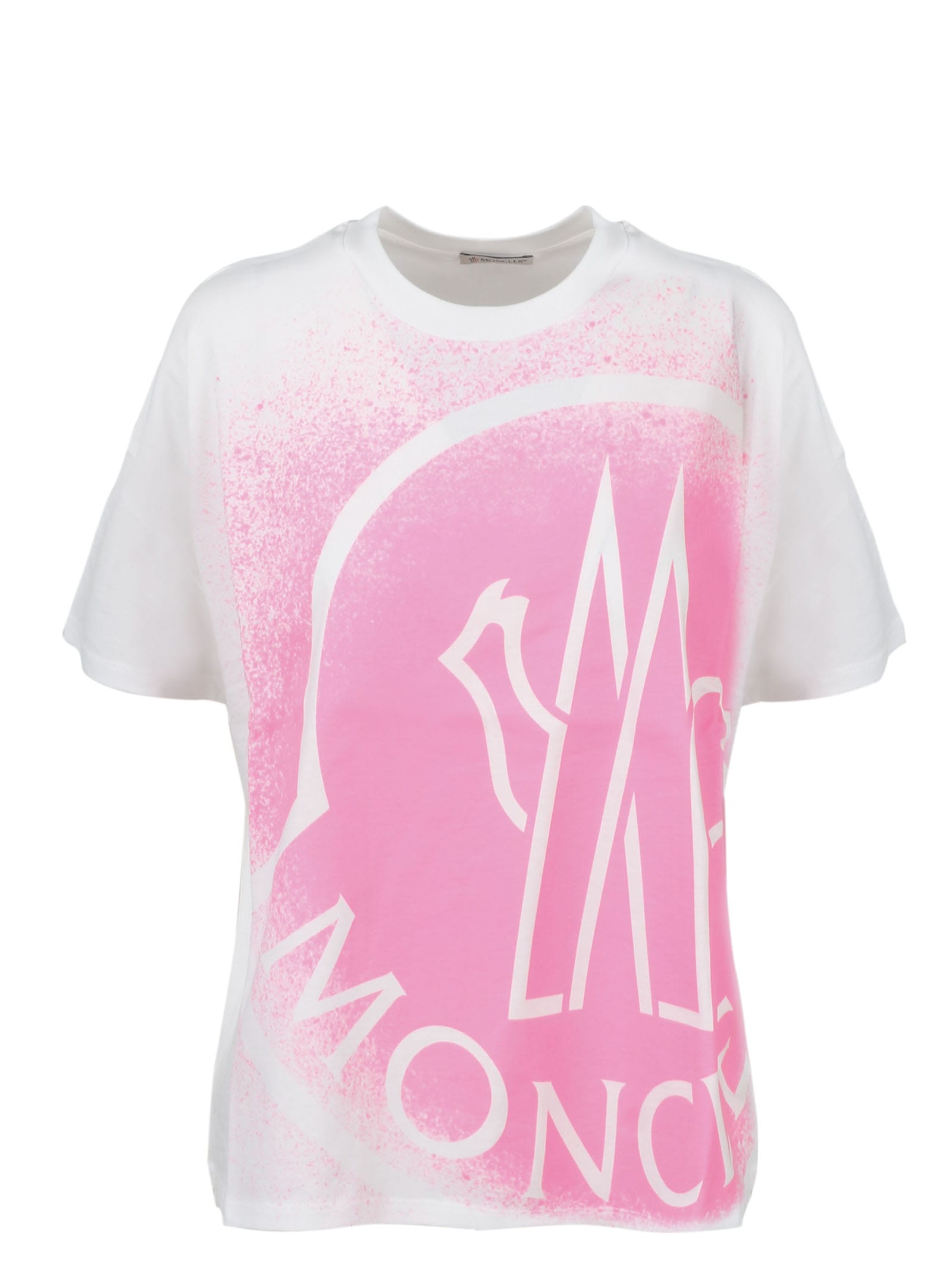 Moncler T-shirts SPRAY LOGO PRINT T-SHIRT