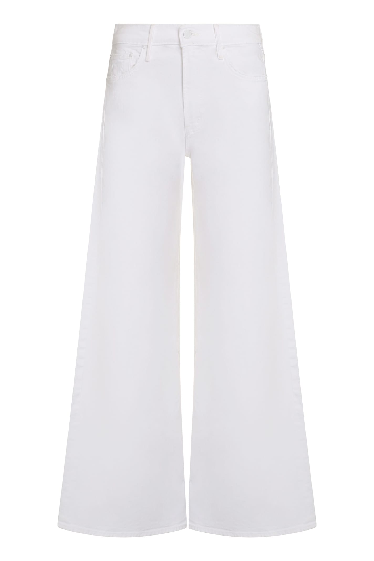 Shop Mother The Undercover 5-pocket Straight-leg Jeans In White