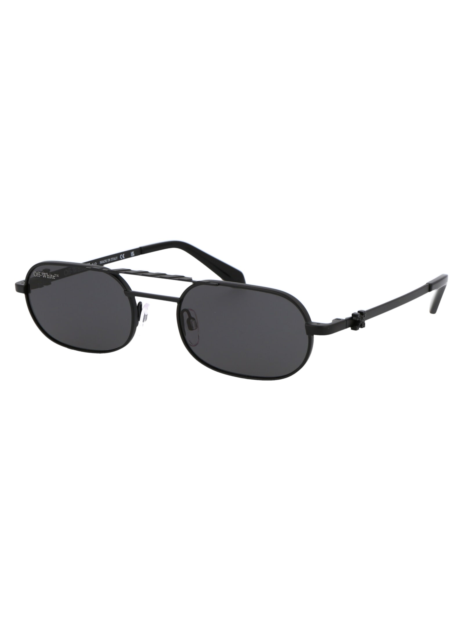 Shop Off-white Baltimore Sunglasses In 1007 Black