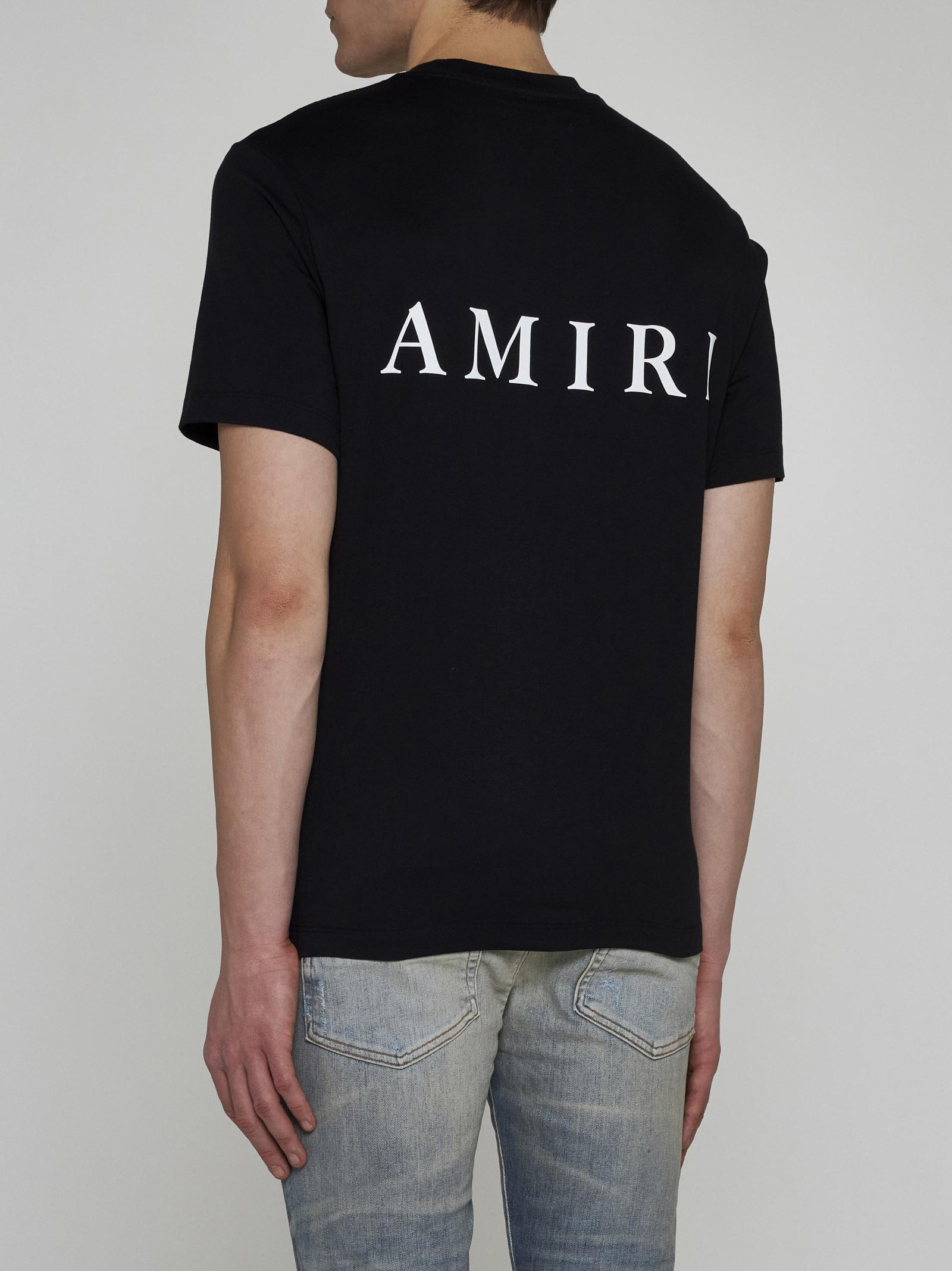Shop Amiri Ma Logo Cotton T-shirt In Black