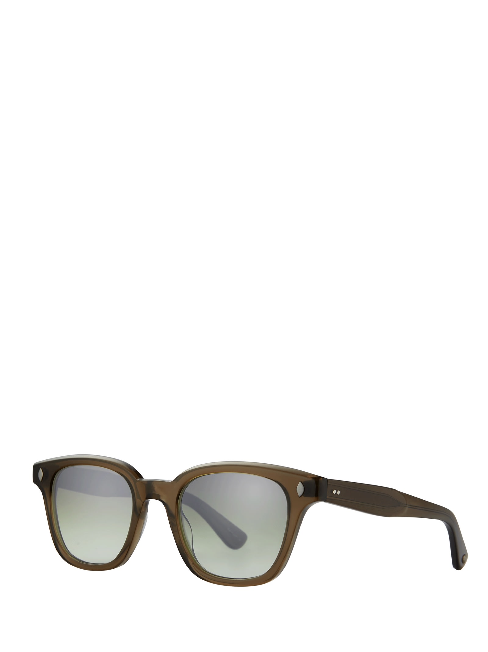 Shop Garrett Leight Broadway Sun Olio/semi-flat Olive Layered Mirror Sunglasses