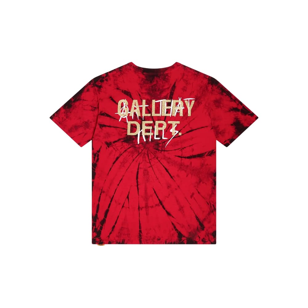 Gallery Dept. Exploited Tee Red Tie Dye In Red