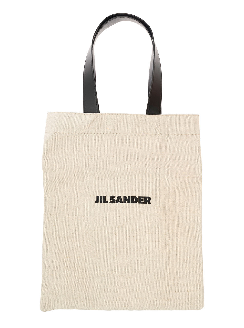 Shop Jil Sander Canvas Logo In White