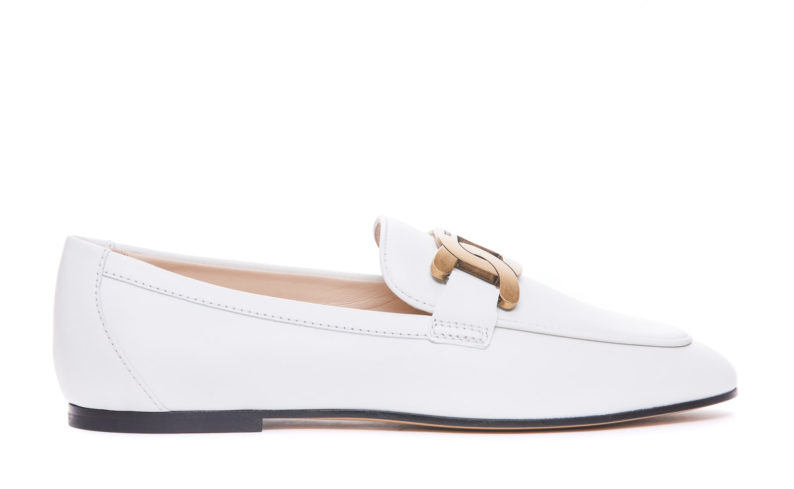 Shop Tod's Kate Loafers In White