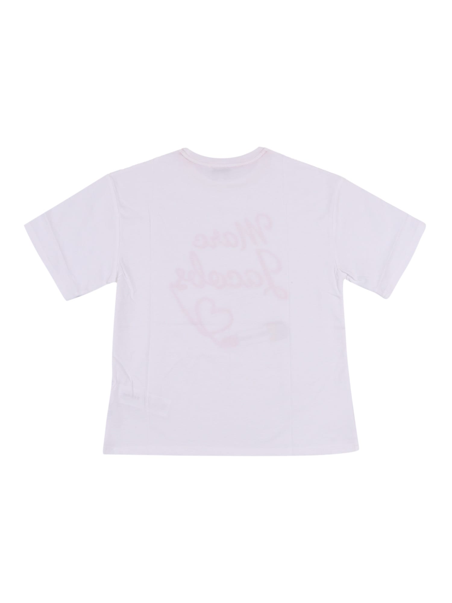 Marc Jacobs Lipgloss Logo T-shirt In White